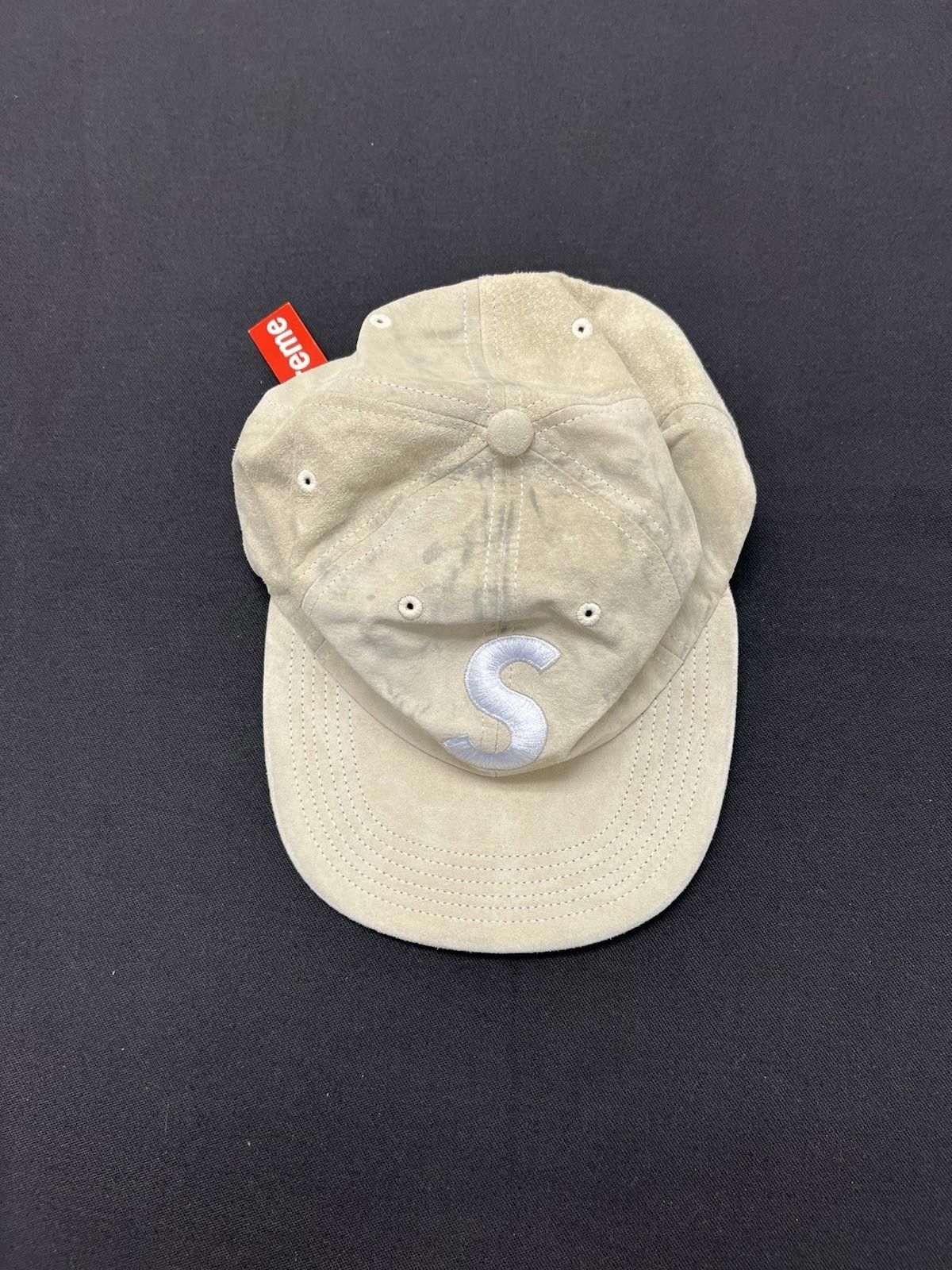 Supreme FW16 Supreme Suede S Logo 6 Panel Cap Hat Cream 2016 Size ONE SIZE - 2 Thumbnail