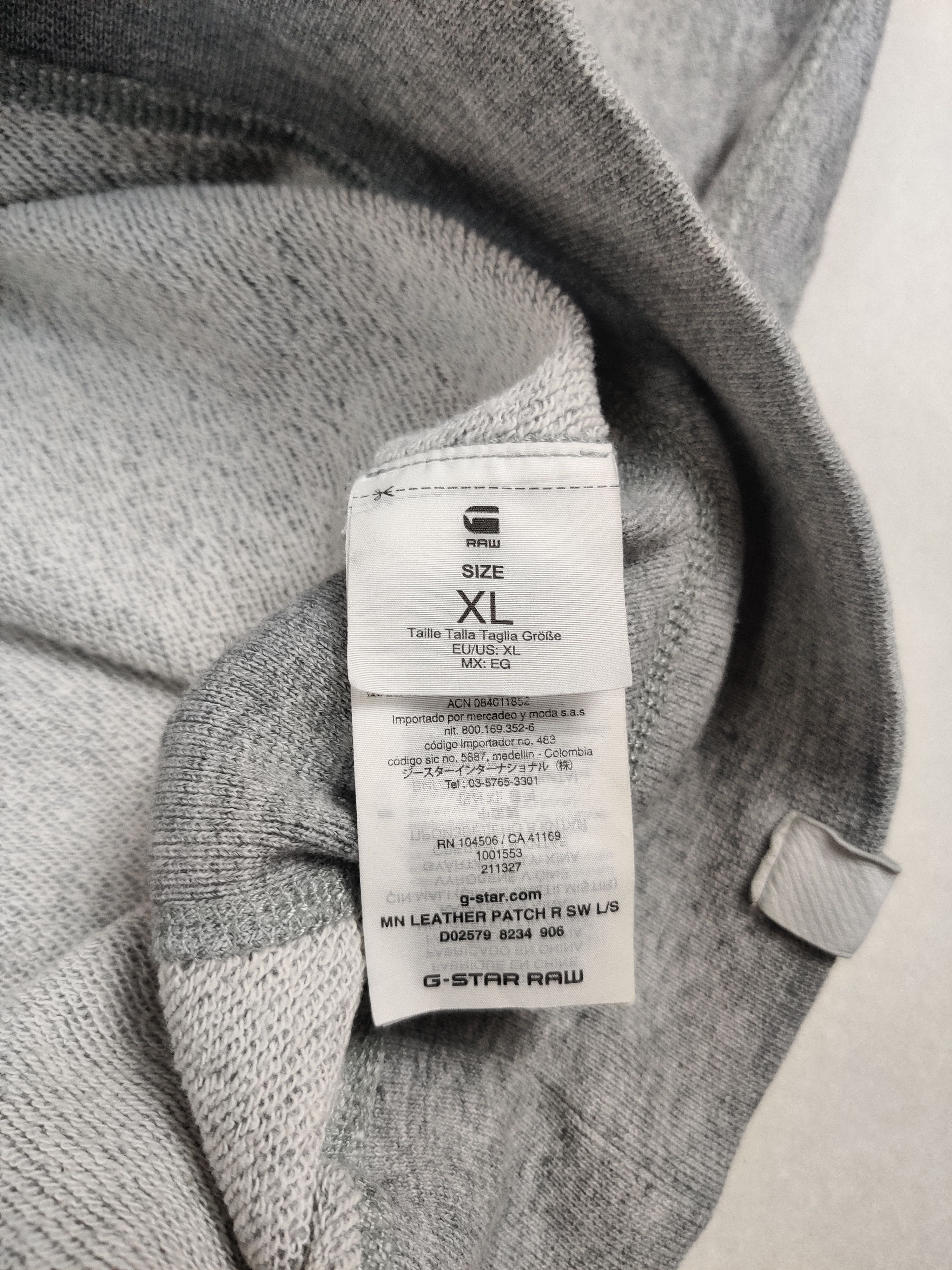 G-Star × Marc Newson Gstar Marc Newson Grey Sweatshirt Size US XL / EU 56 / 4 - 7 Thumbnail