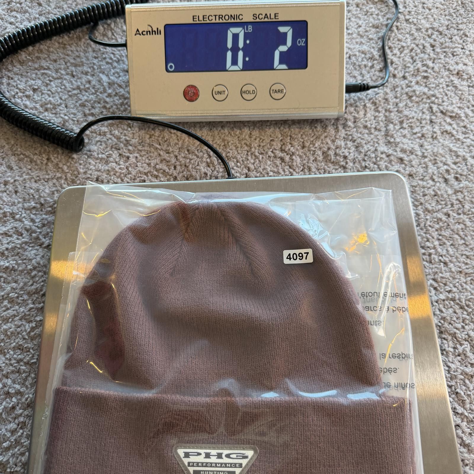 Columbia Columbia PFG Beanie Hat OS Performance Wildlife Brown Knit Size ONE SIZE - 5 Thumbnail