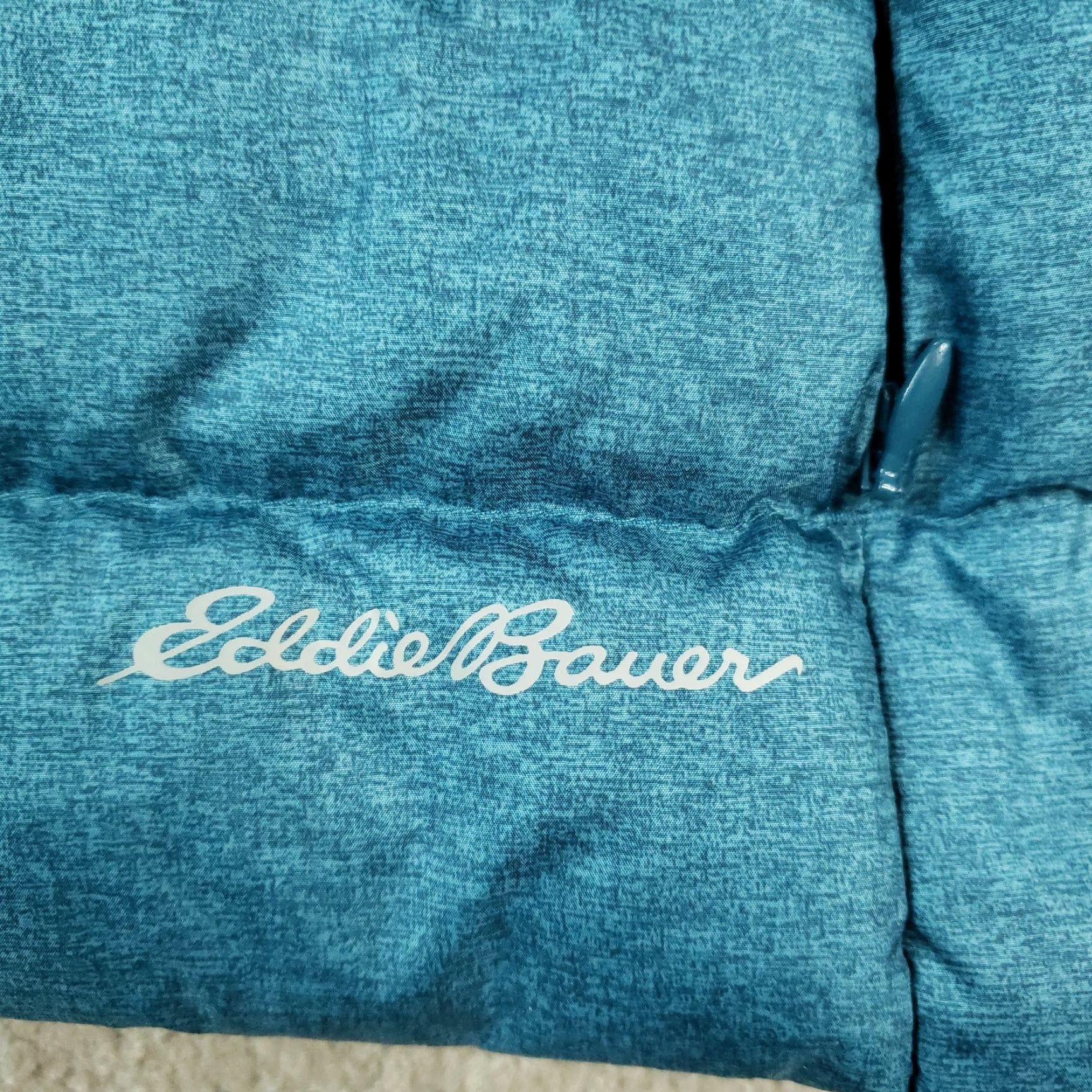 Eddie Bauer Eddie Bauer EB650 Puffer Vest Womens Small Blue Down Full Zip Pockets Mock Neck Size S / US 4 / IT 40 - 5 Thumbnail