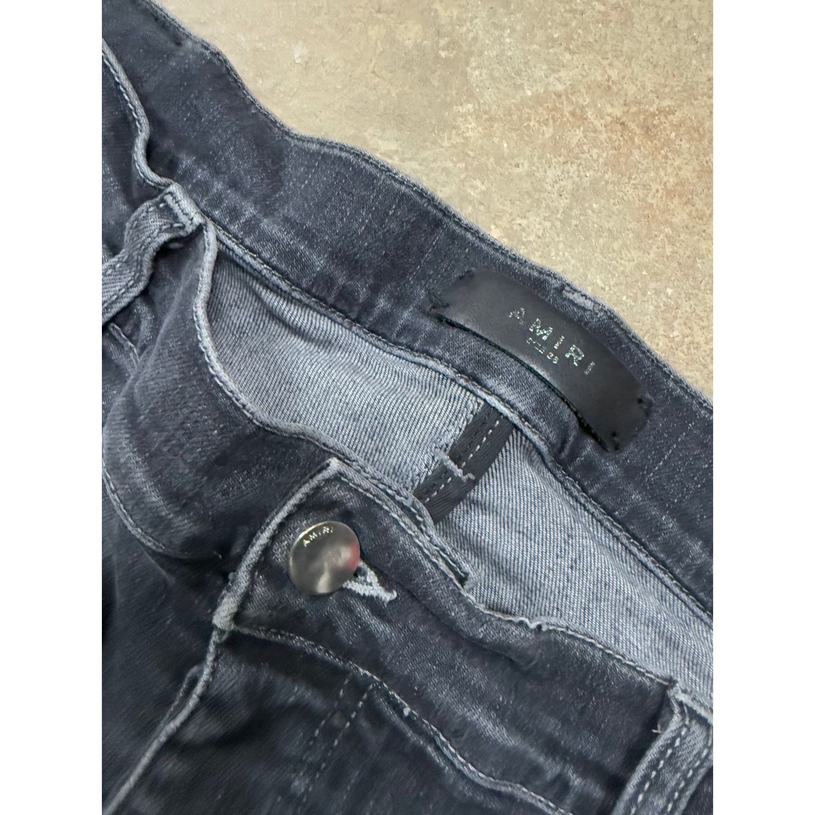Amiri Amiri Plain Thrasher Grey Used 36 Size US 36 / EU 52 - 2 Thumbnail