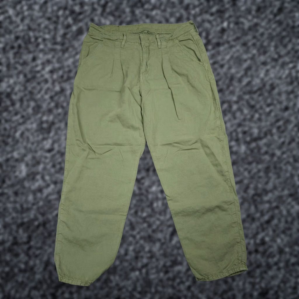 Levi's Levi'S Made & Crafted Green Cropped Linen Pants Mens 28 x 28 (FITS Size US 28 / EU 44 - 1 Thumbnail