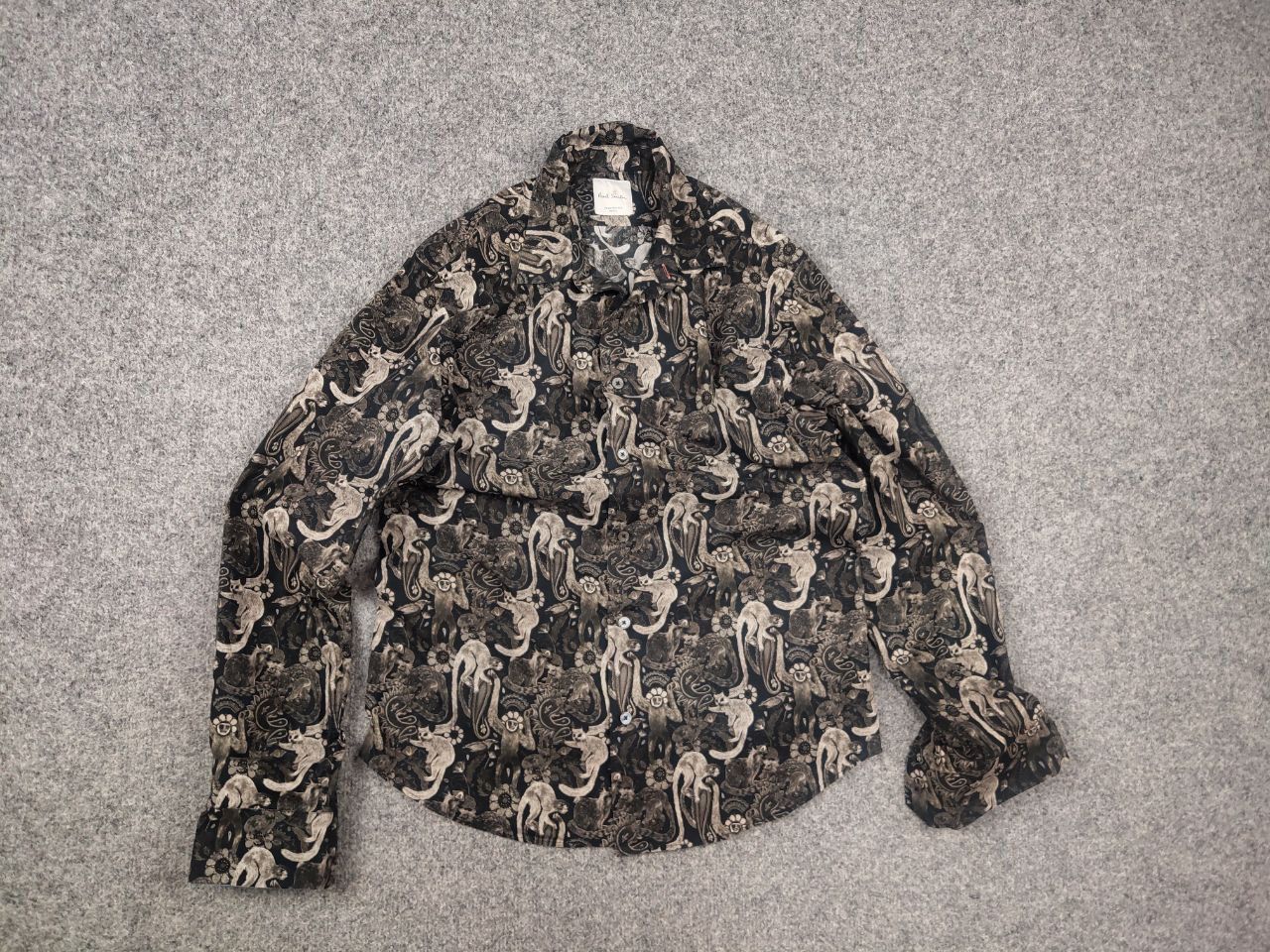 Paul Smith Paul Smith Mainline Monkey pattern Button long sleeve Shirt Size US S / EU 44-46 / 1 - 2 Thumbnail
