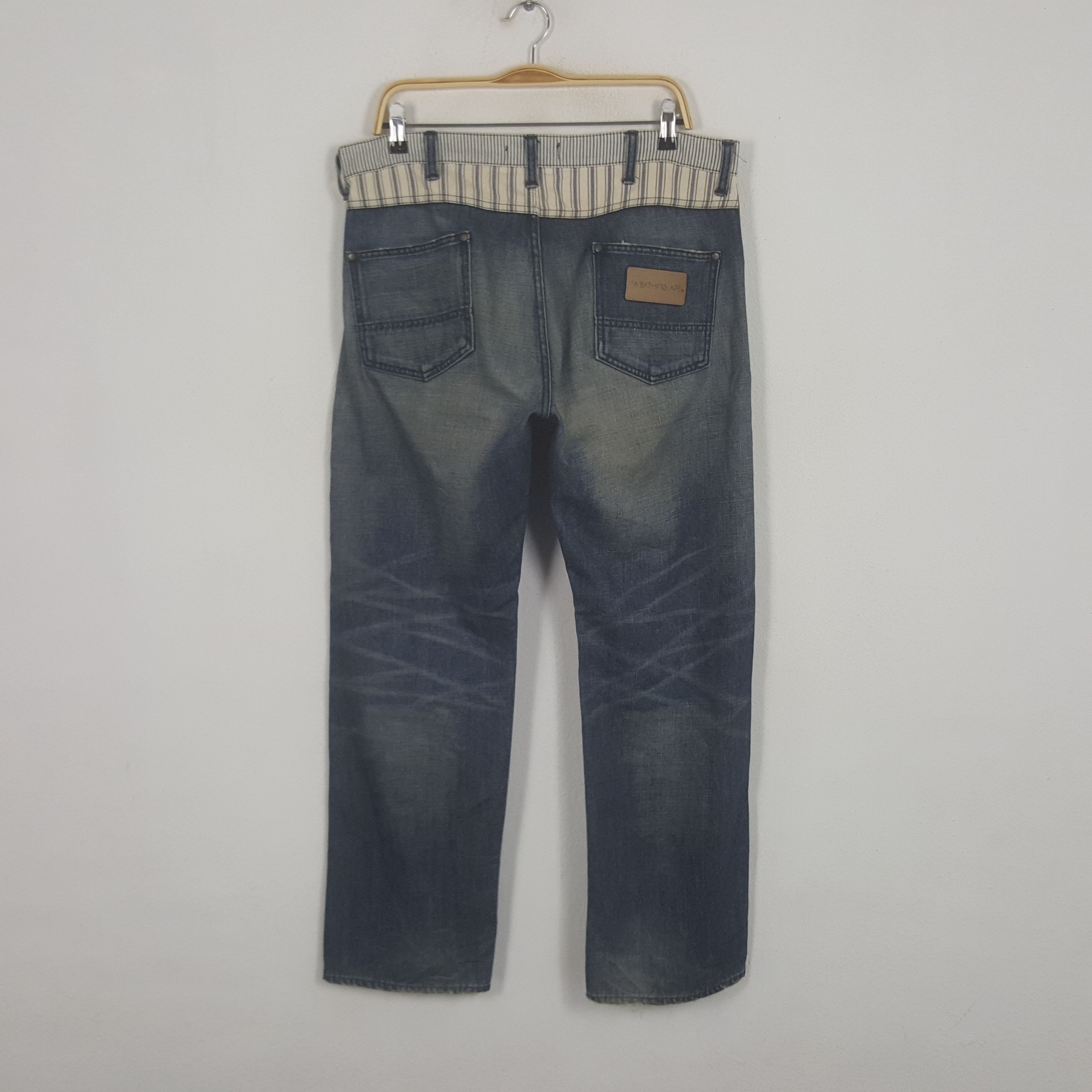 Vintage BAPE by A Bathing Ape Japanese Style Denim Jeans