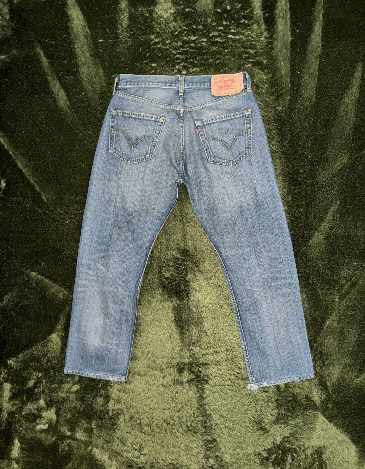 Levi's [W32/L32] Levis 501 USA button fly washed denim pants Size US 32 / EU 48 - 7 Thumbnail