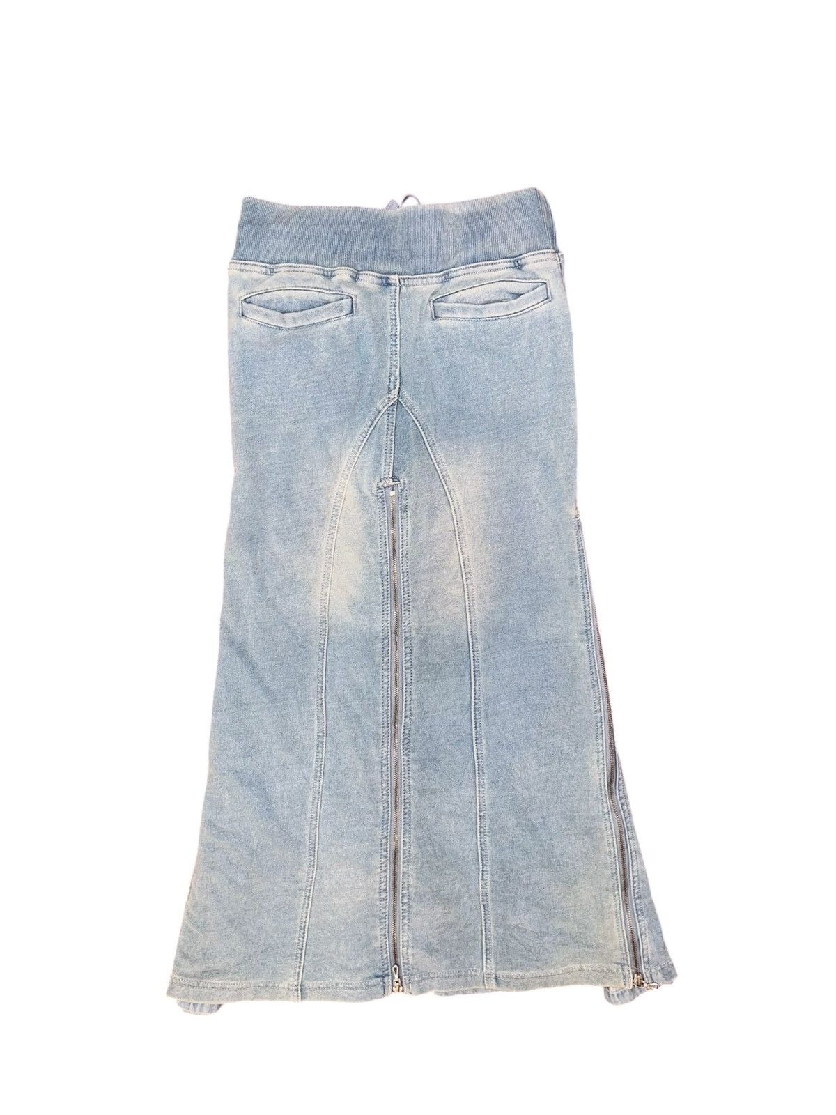 Le Grande Bleu (L.G.B.) G.O.A vintage denim zipped long skirt 💙 Size 26" / US 2 / IT 38 - 4 Thumbnail