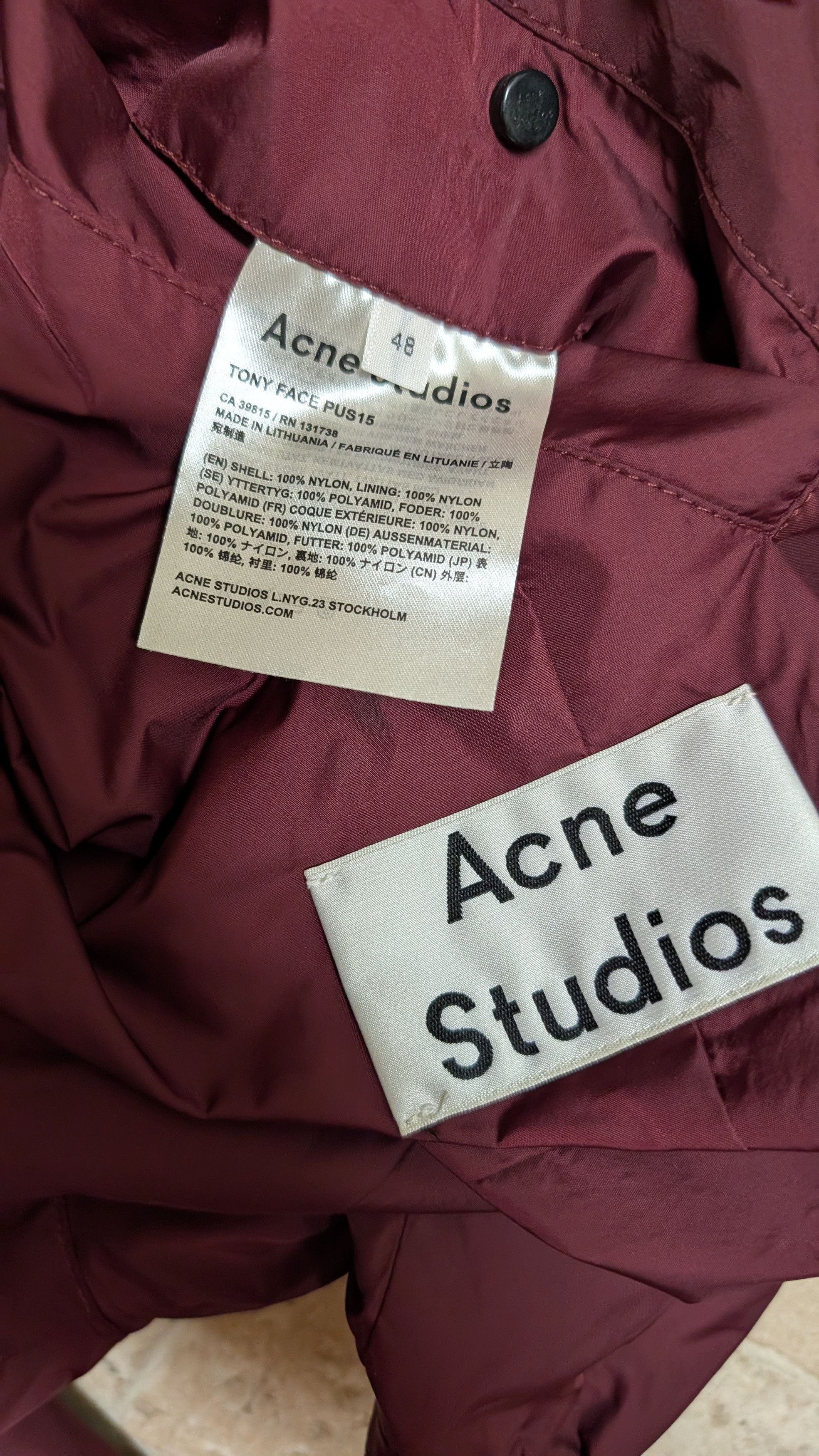 Acne Studios Tony Face Jacket Size US M / EU 48-50 / 2 - 3 Thumbnail