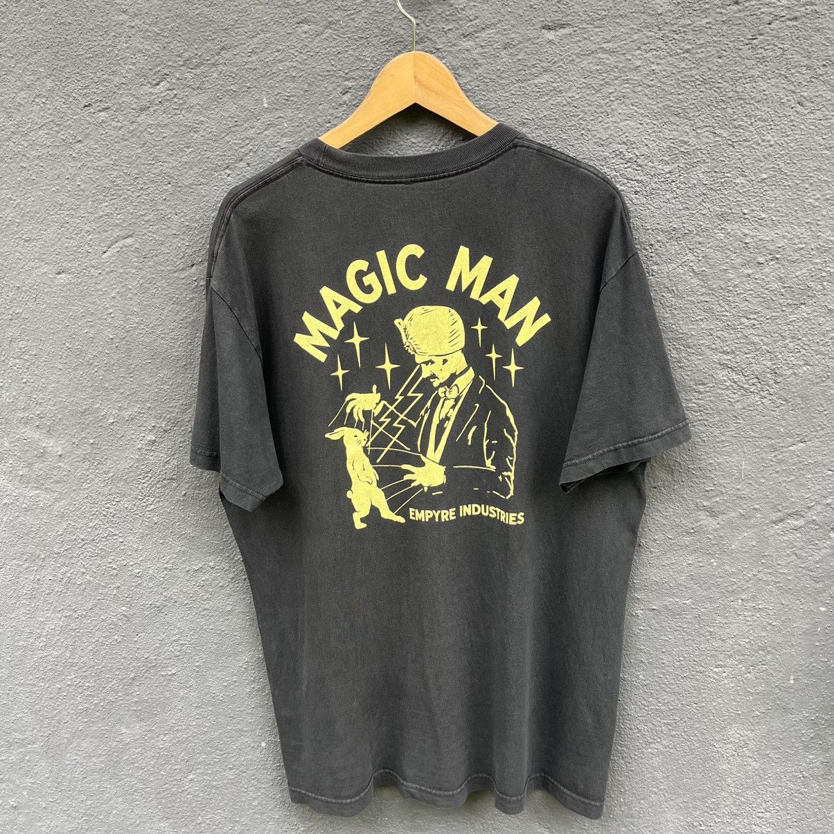Thrashed Faded Empyre Industries Magic Man Skateboard Tee