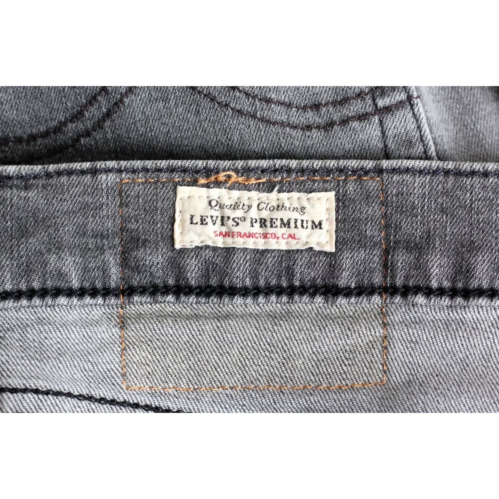 Levi's LEVI’S 512 PREMIUM Jeans Men Slim Tapered Big E 30x30 30x32 W30 L30 Denim Grey Size US 30 / EU 46 - 7 Thumbnail