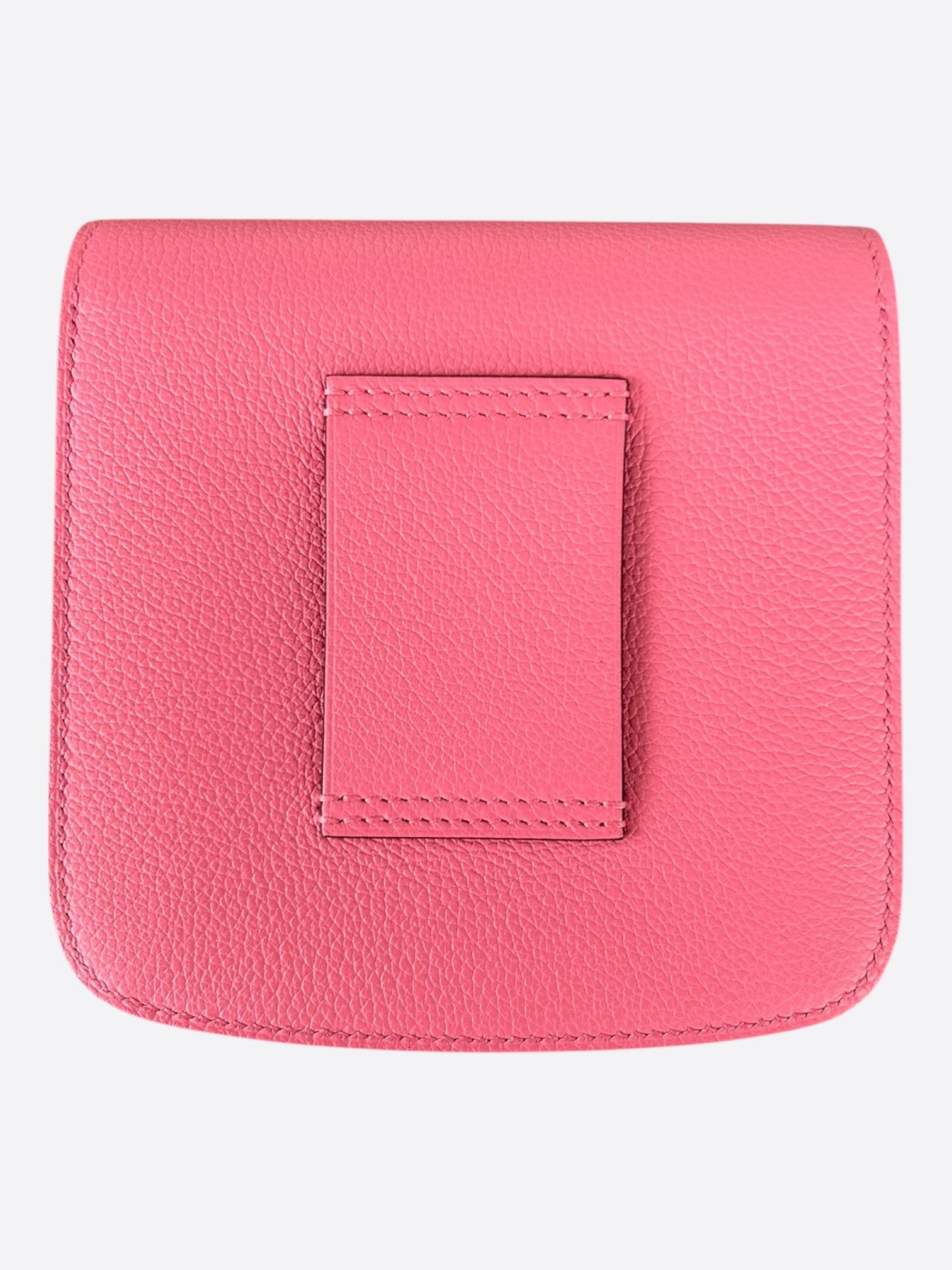 Hermes Hermes Pink Epsom & Palladium Hardware 2002 Wallet Size ONE SIZE - 2 Thumbnail