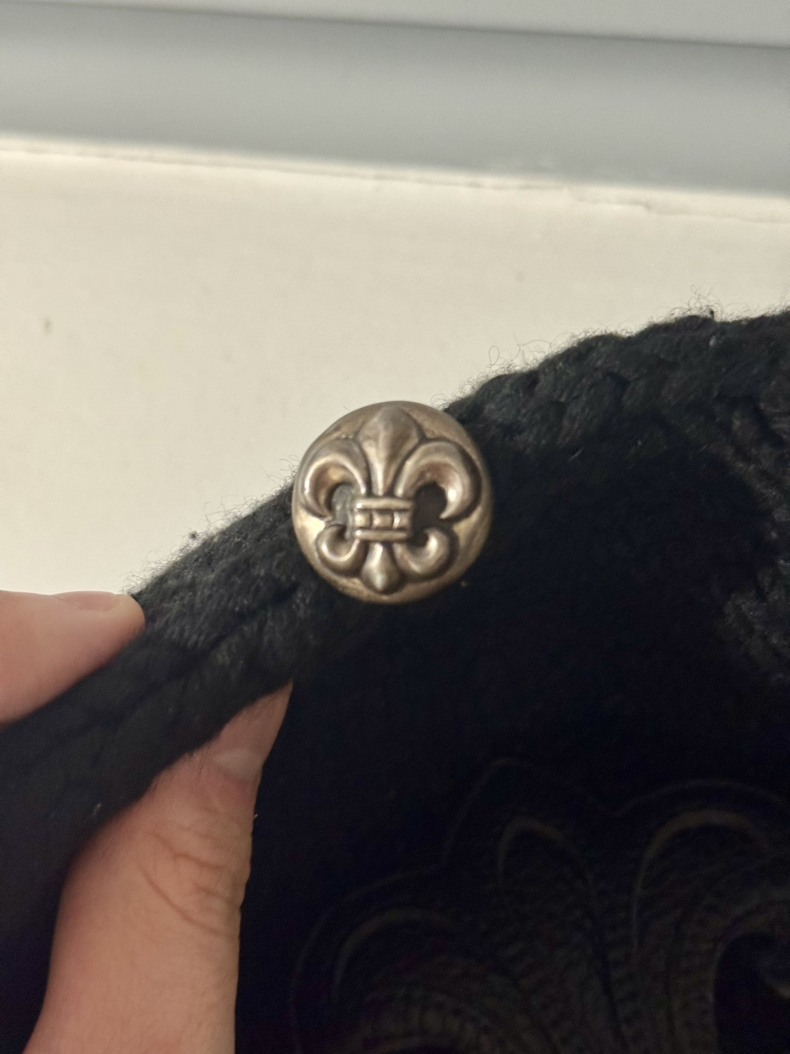 Chrome Hearts Chrom Hearts Fleur Patch Beanie Size ONE SIZE - 2 Thumbnail
