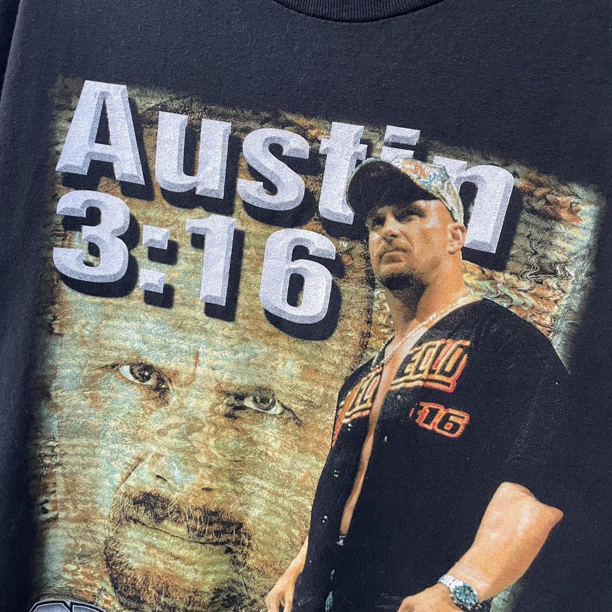 WWE Vintage 2000 WWF Stone Cold Except No Mercy T-Shirt Size US XL / EU 56 / 4 - 11 Thumbnail