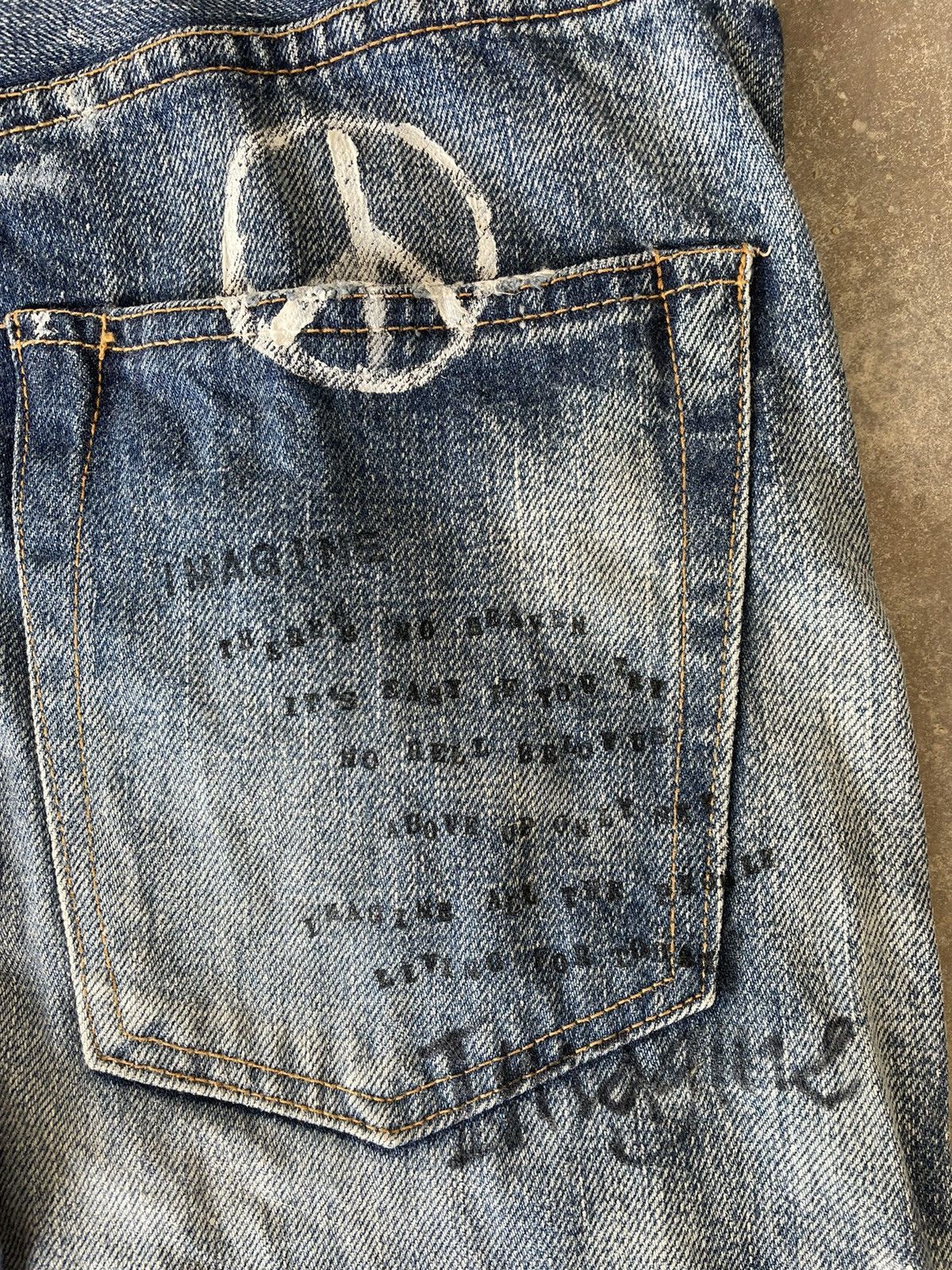 Japanese Brand Vintage Lost Angel Japan Selvedge Denim Size US 34 / EU 50 - 4 Thumbnail