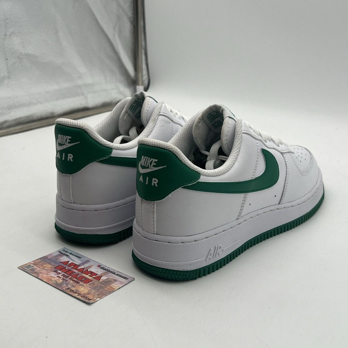 Nike Air Force 1 white malachite Size US 8.5 / EU 41-42 - 5 Thumbnail