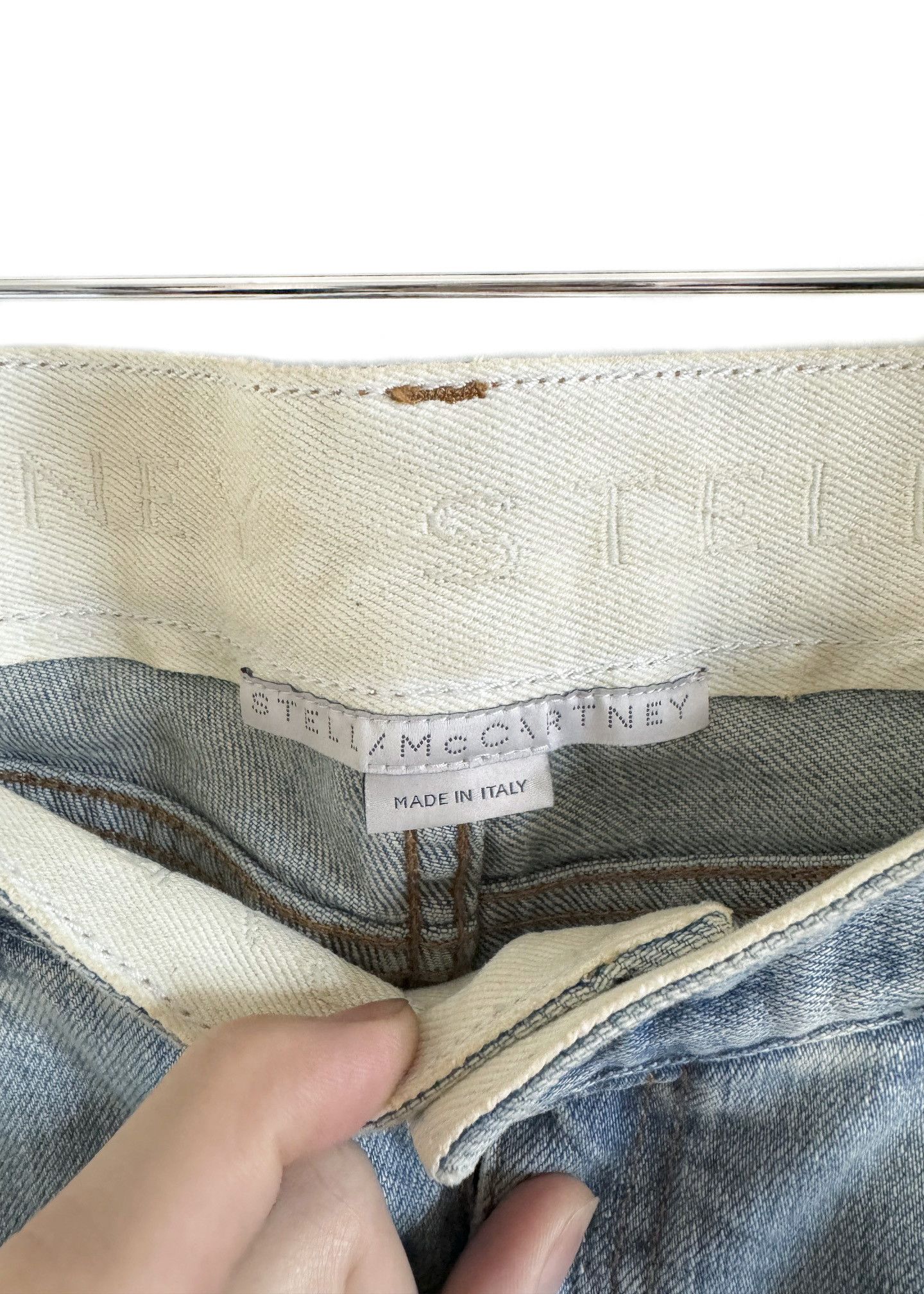 Stella McCartney Stella McCartney Patch Embroidered Boyfriend Blue Jeans Size 29" - 7 Thumbnail