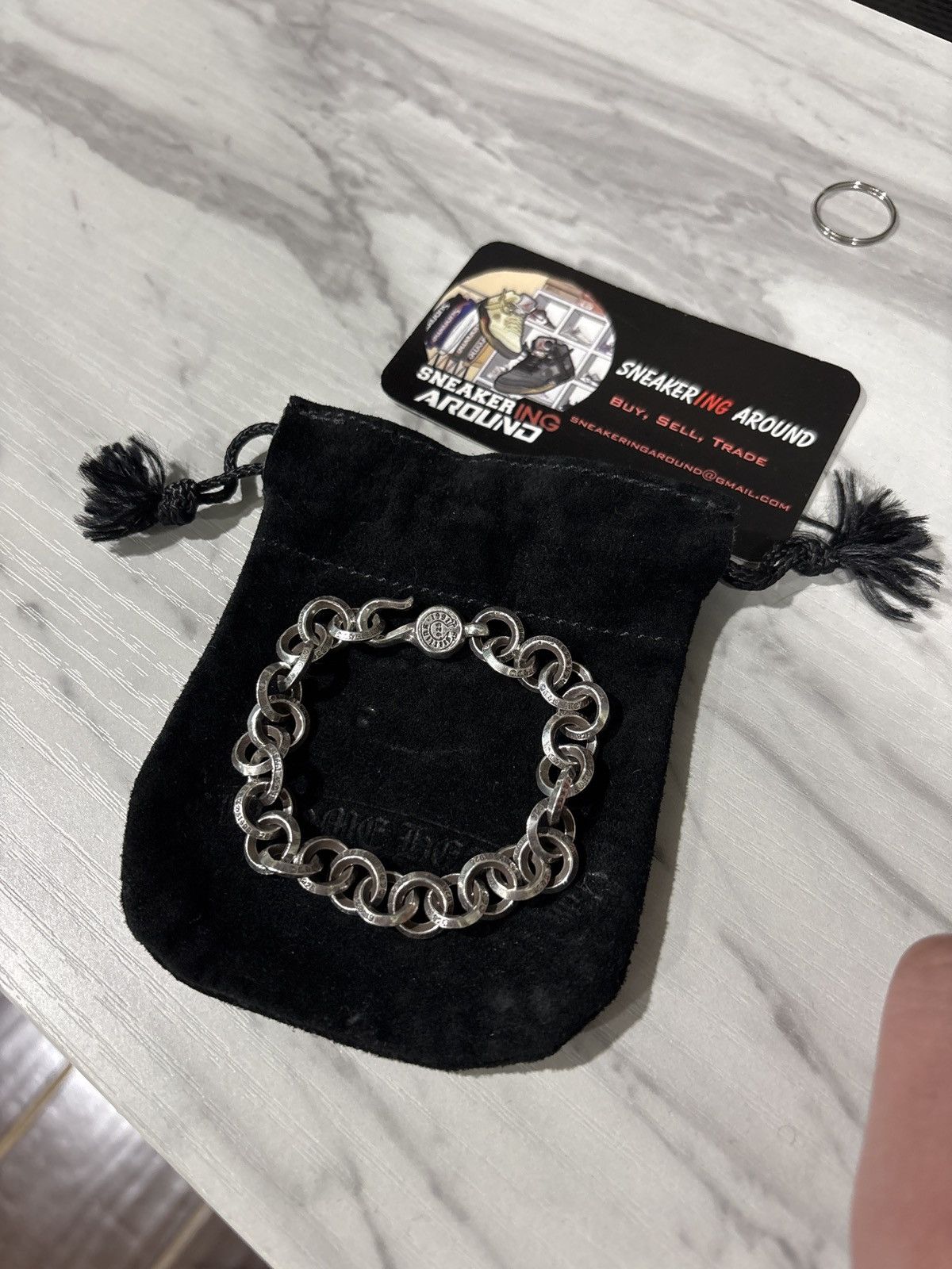 Chrome Hearts Chrome Hearts Single B Ring Bracelet Size ONE SIZE - 2 Thumbnail