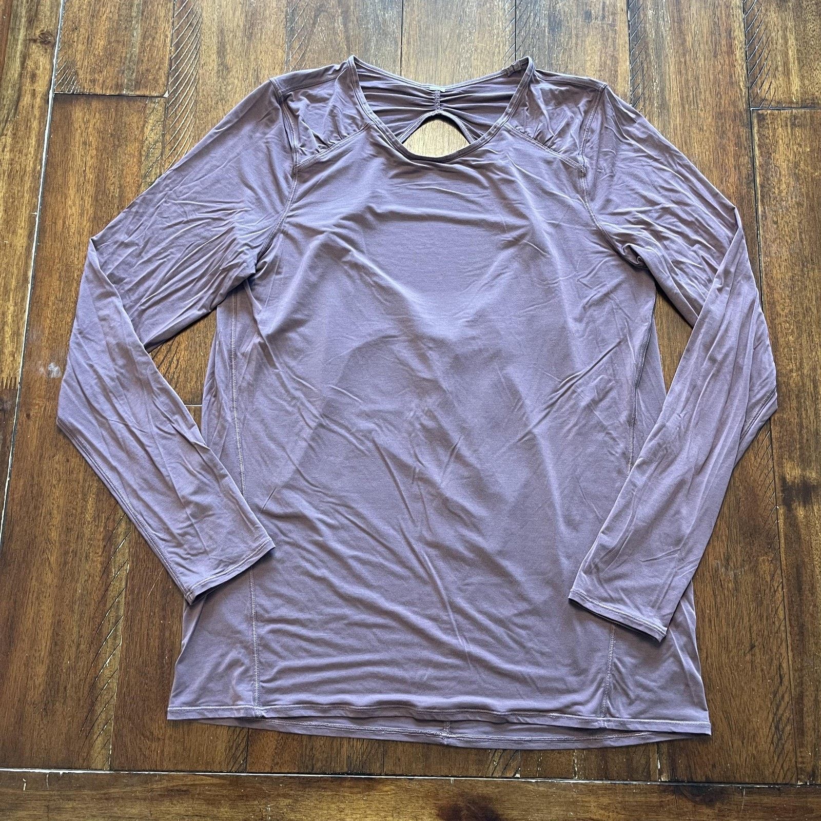 Lululemon Lululemon Shirt Womens Small Purple Long Sleeve Running Yoga Size S / US 4 / IT 40 - 2 Thumbnail