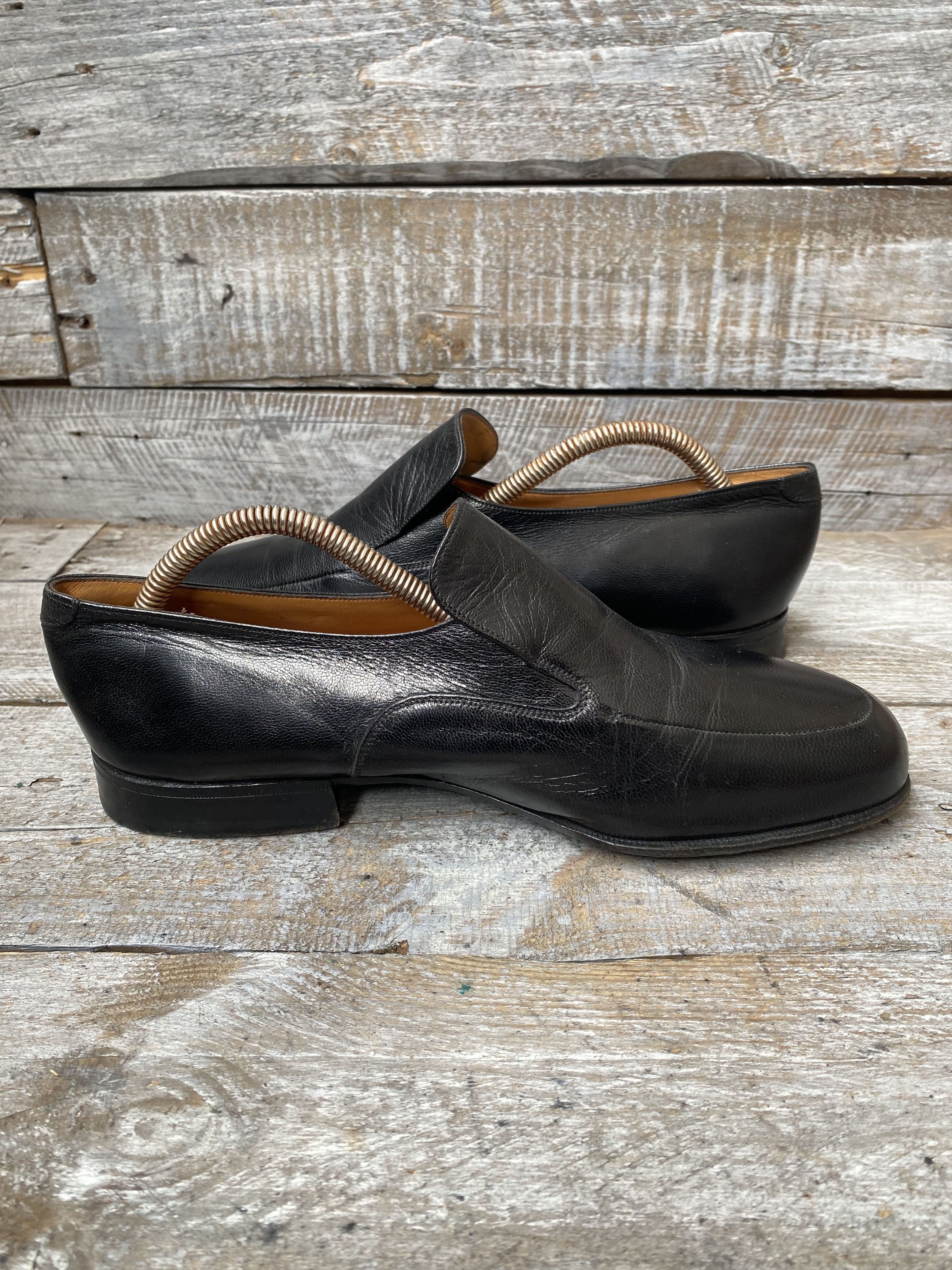 J.M. Weston J.M.Weston black leather slip on loafers sz Size US 6.5 / EU 39-40 - 9 Thumbnail