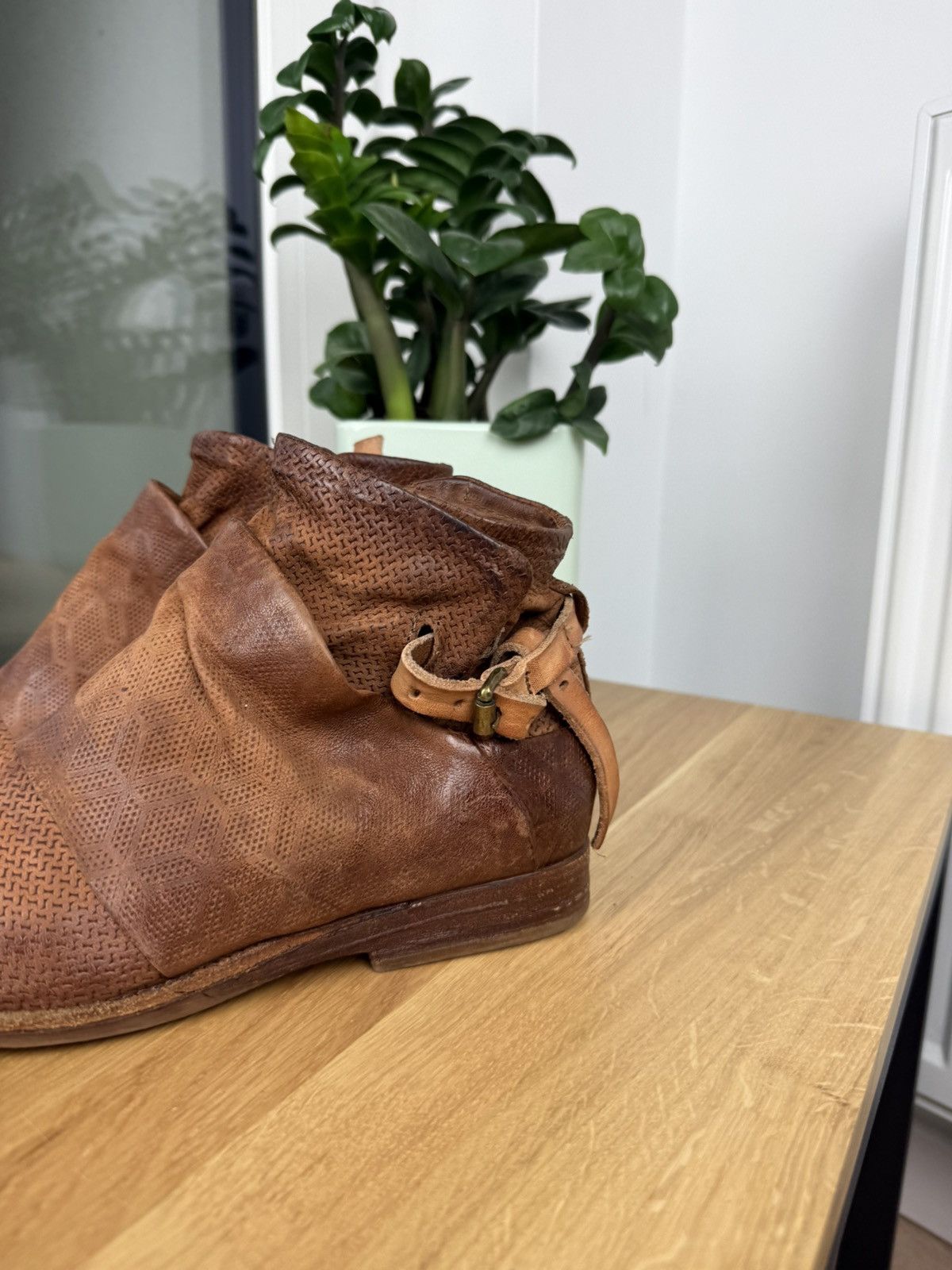A.S.98 A.S 98 Brown Calfskin Leather Women’s Boots Size 39 Size US 9 / IT 39 - 2 Thumbnail