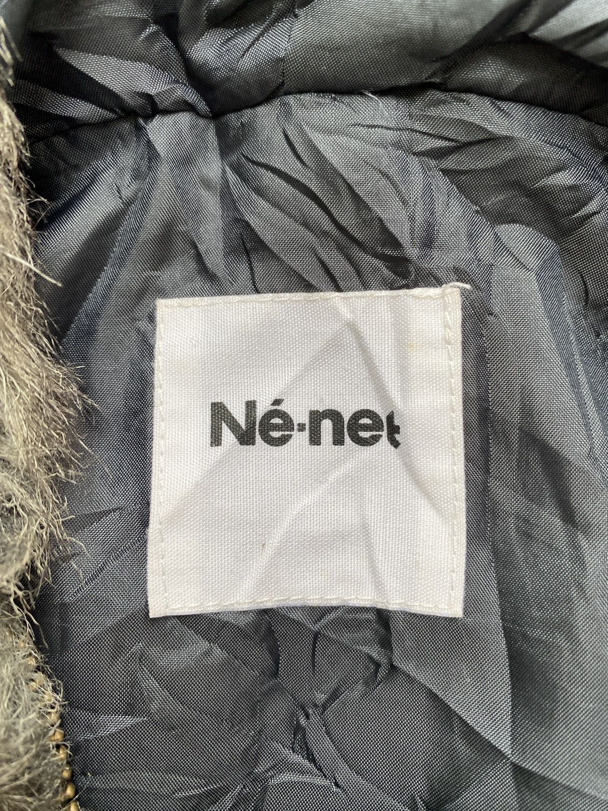 Ne-Net Ne-net Faux Fur Bear Ear Zip Hoodie Size US S / EU 44-46 / 1 - 14 Thumbnail