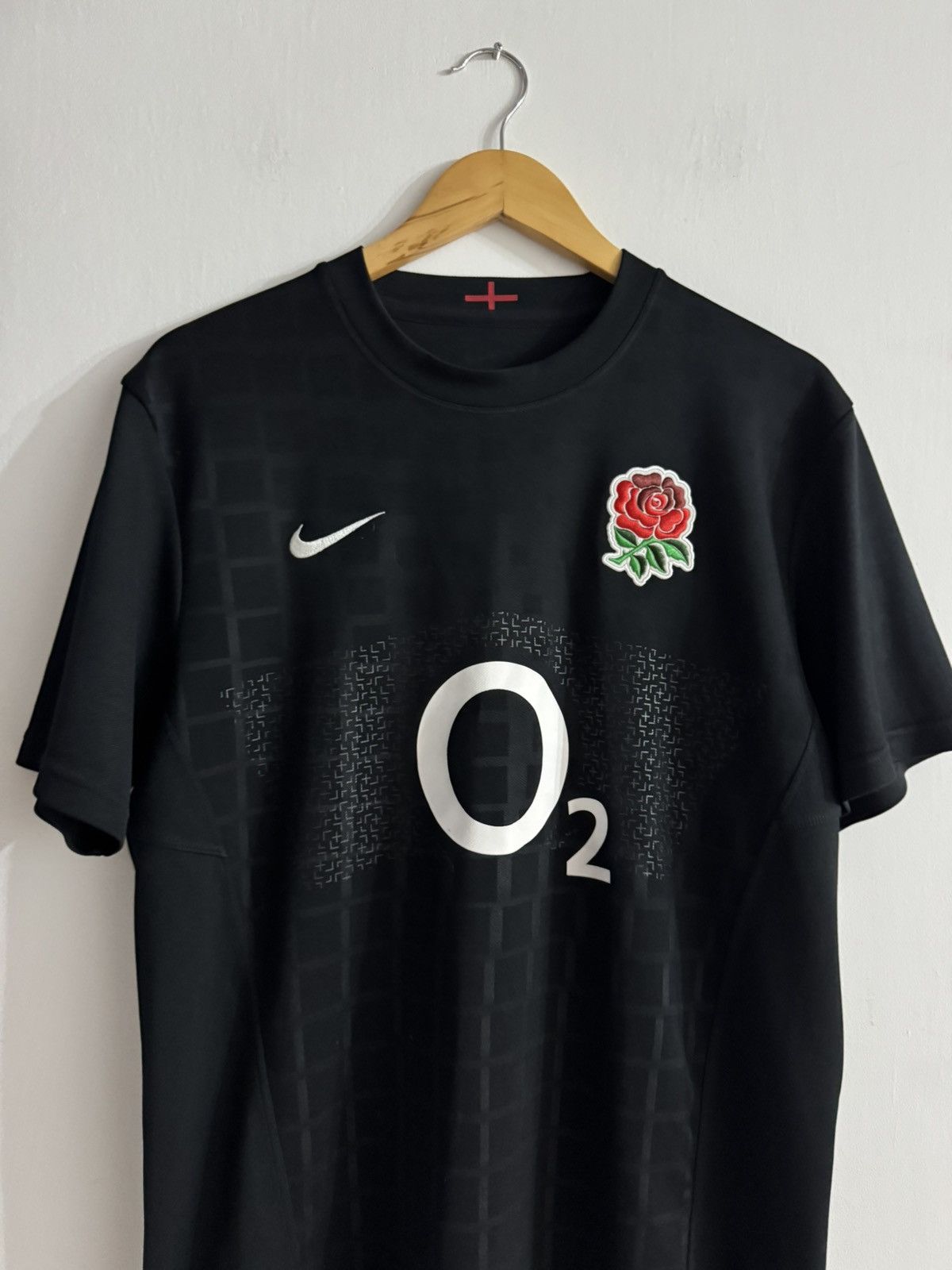Nike Nike England Rugby Training Jersey (O2 Sponsor) - Black Size US M / EU 48-50 / 2 - 3 Thumbnail
