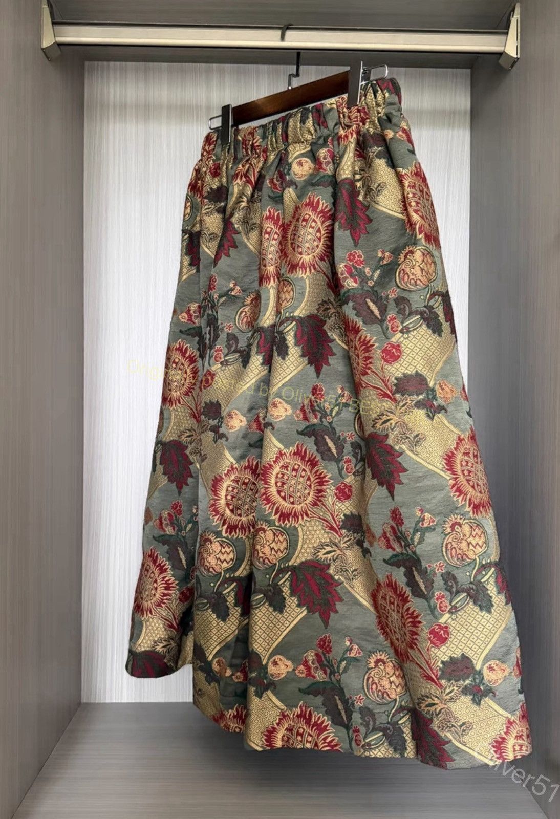 Uma Wang Uma Wang 16AW jacquard‑embroidered skirt YYYY17/2610 Size M / US 6-8 / IT 42-44 - 2 Thumbnail