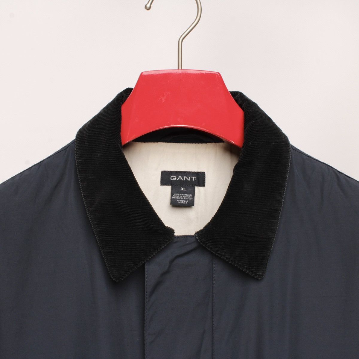 Gant GANT Nylon Full Zip Jacket Dark Blue Size: XL Size US XL / EU 56 / 4 - 7 Thumbnail