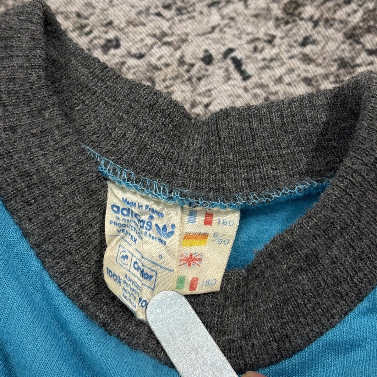 Adidas Vintage 70s 80s Adidas Ventex Jumper Sweatshirt Crewneck Size US L / EU 52-54 / 3 - 3 Thumbnail