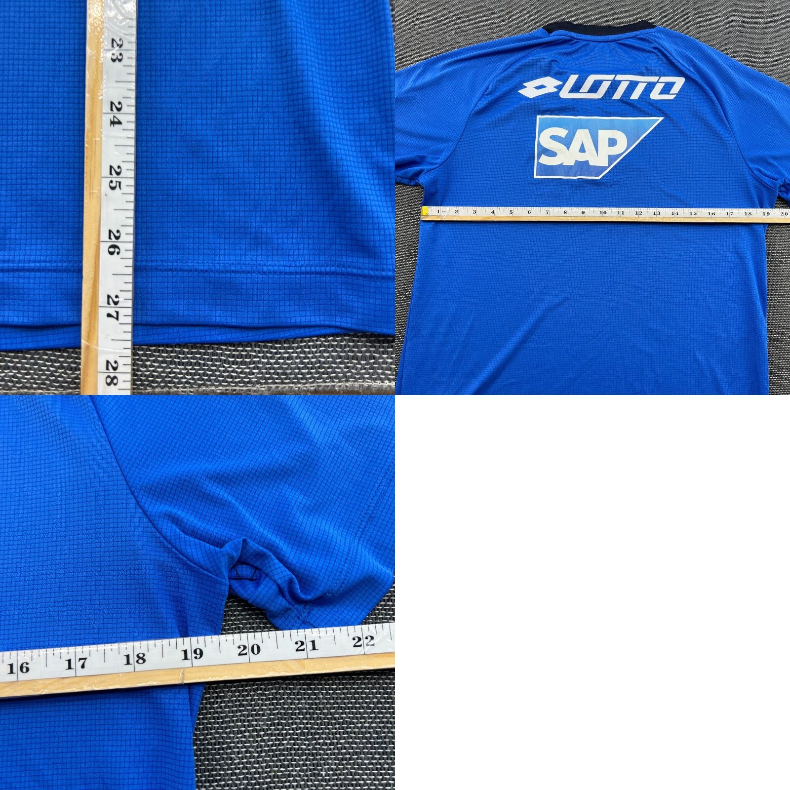 Vintage TSG 1899 Hoffenheim Mens Training Football Jersey Large Blue Lotto Shirt Size US L / EU 52-54 / 3 - 8 Thumbnail