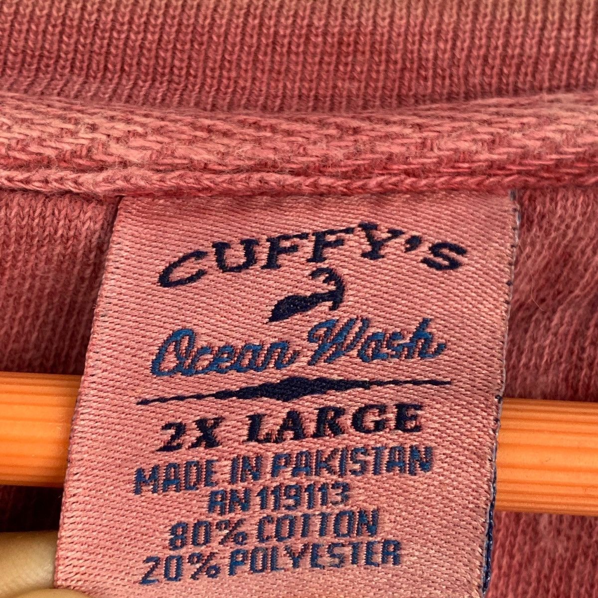 Vintage Vintage Cuffy’s Ocean Wash Graphic Crewneck Sweatshirt Pink Size XL / US 12-14 / IT 48-50 - 5 Thumbnail