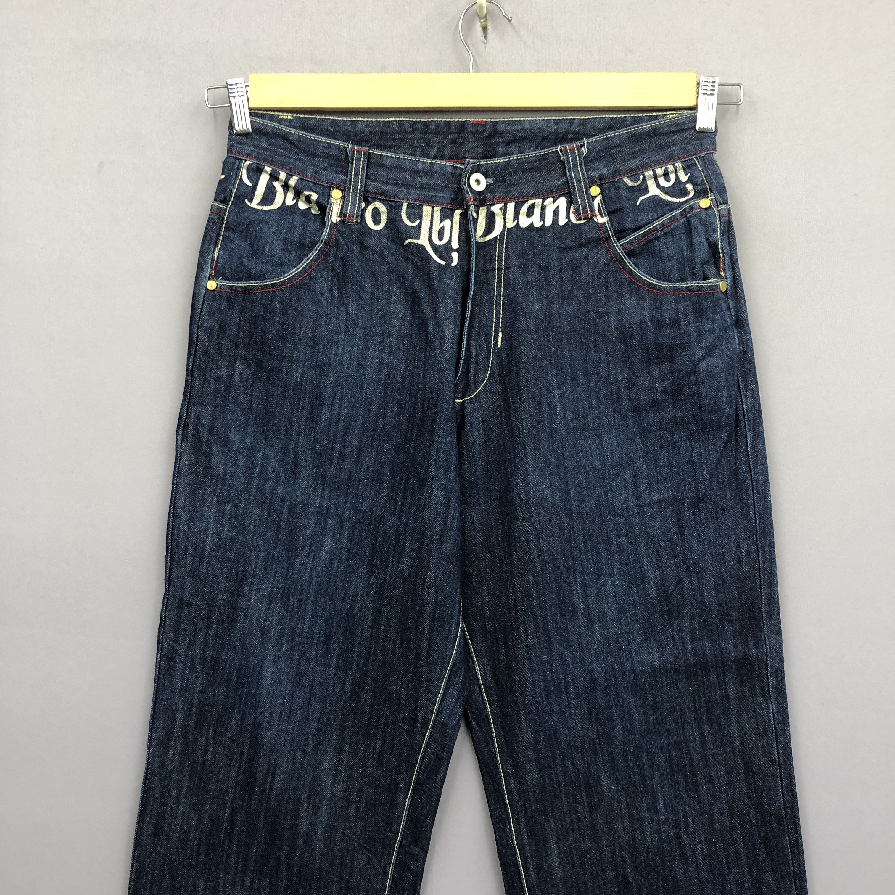 JNCO Crazy Y2K Southpole Style Baggy Japanese Skater Jeans Denim Size US 32 / EU 48 - 4 Thumbnail