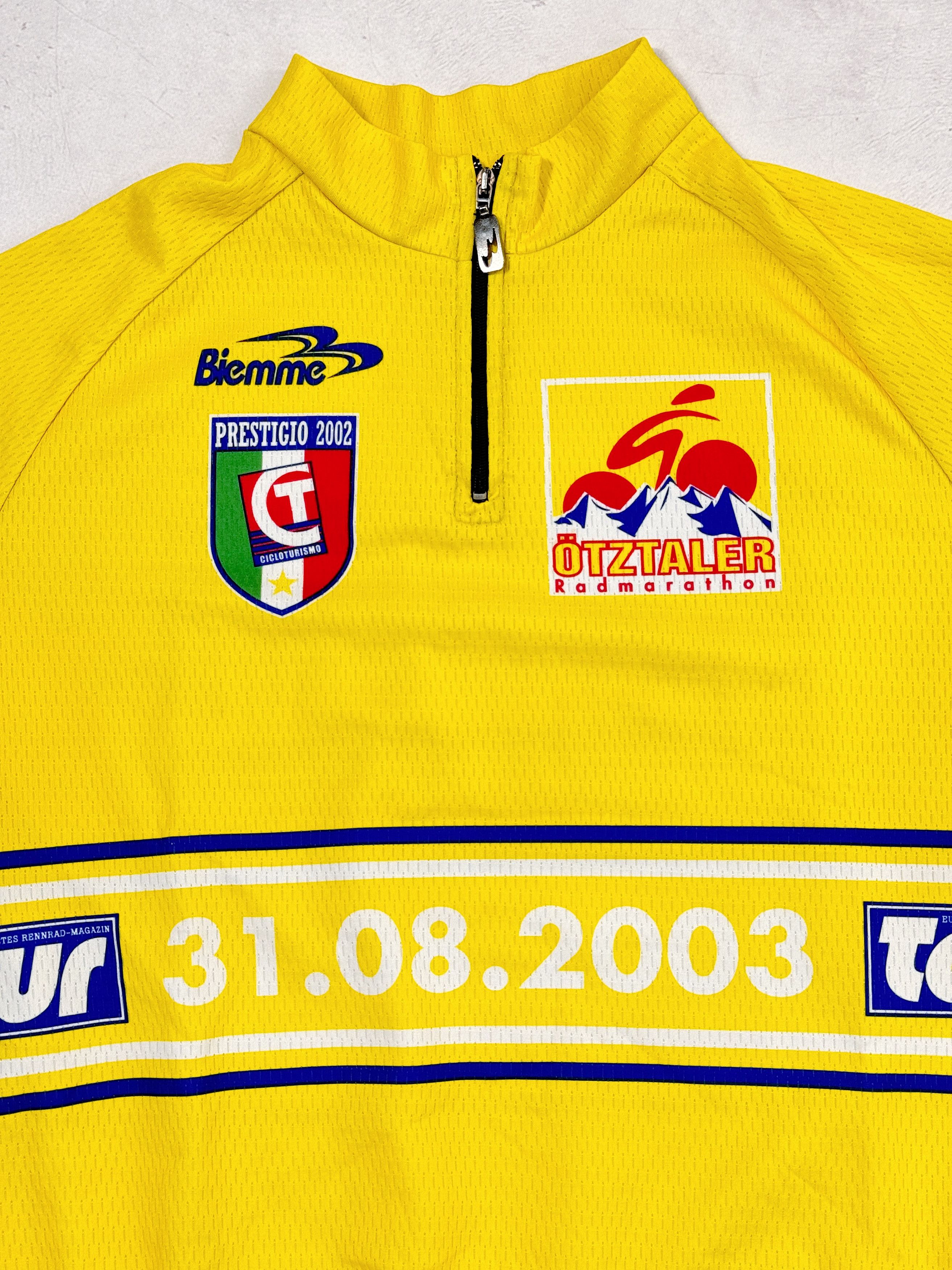 Vintage Vintage Biemme Prestigio 2002 Cycling Jersey 31.08.2003 Size US M / EU 48-50 / 2 - 3 Thumbnail