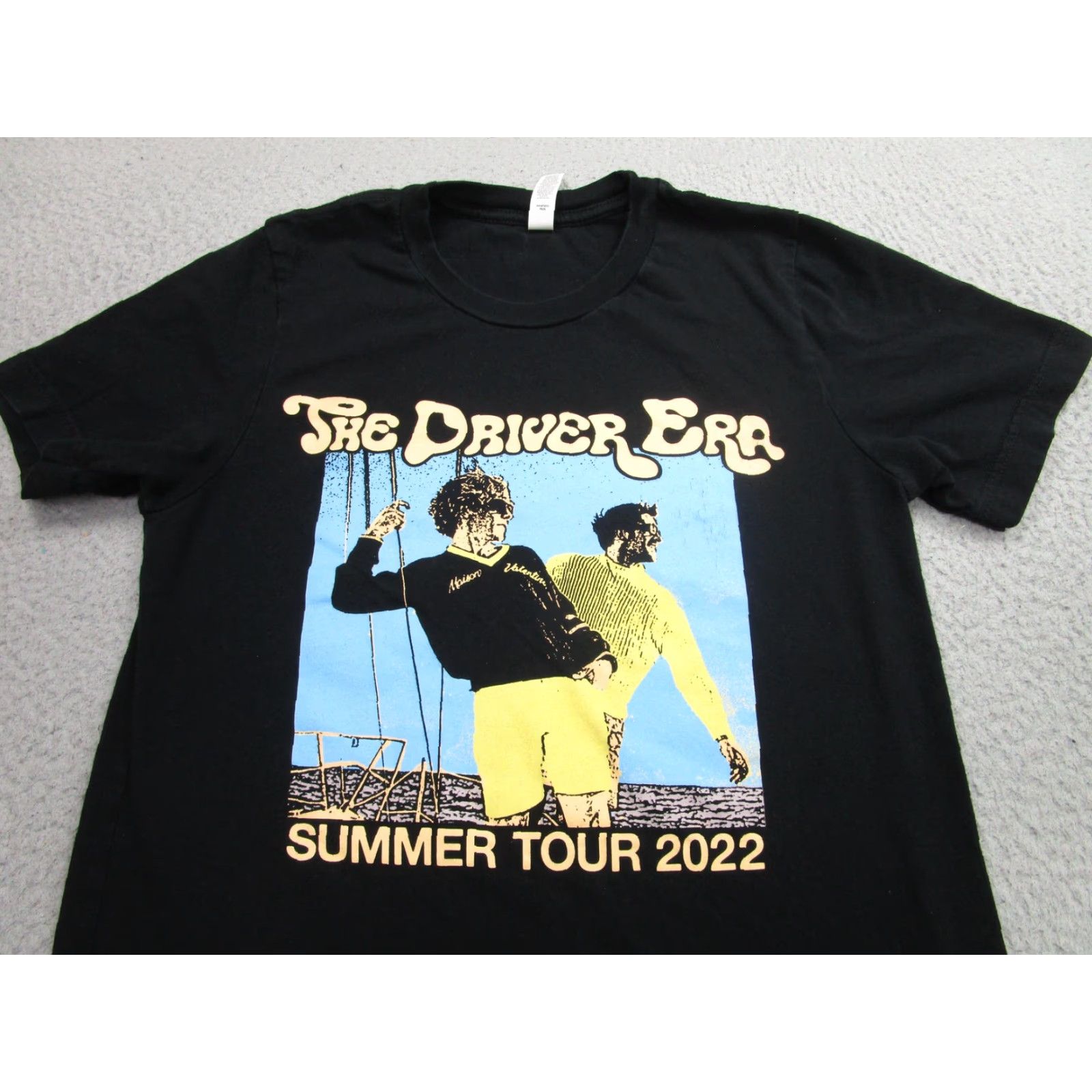 Vintage The Driver Era Shirt Mens Small Black Band Tee Summer Tour 2022 Concert Graphic Print Mens Size US S / EU 44-46 / 1 - 2 Thumbnail