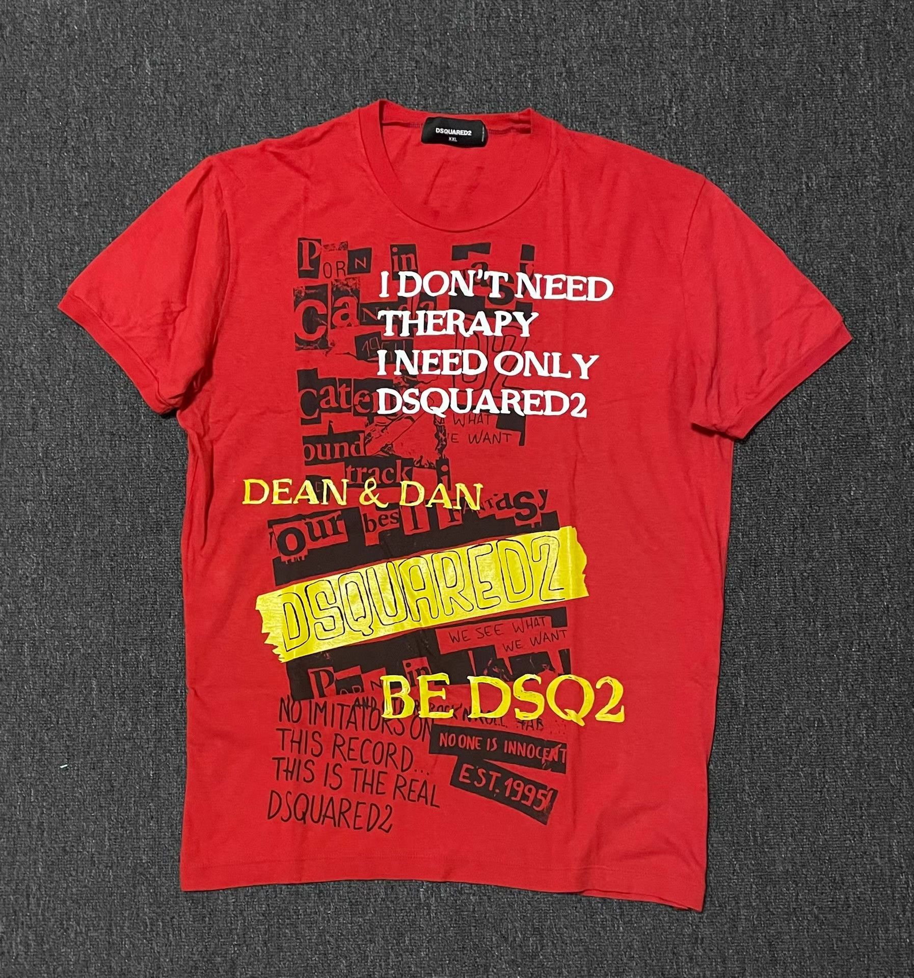 Dsquared2 DSQUARED2 Short Sleeve T-Shirt, Q4 Size US XXL / EU 58 / 5 - 1 Thumbnail