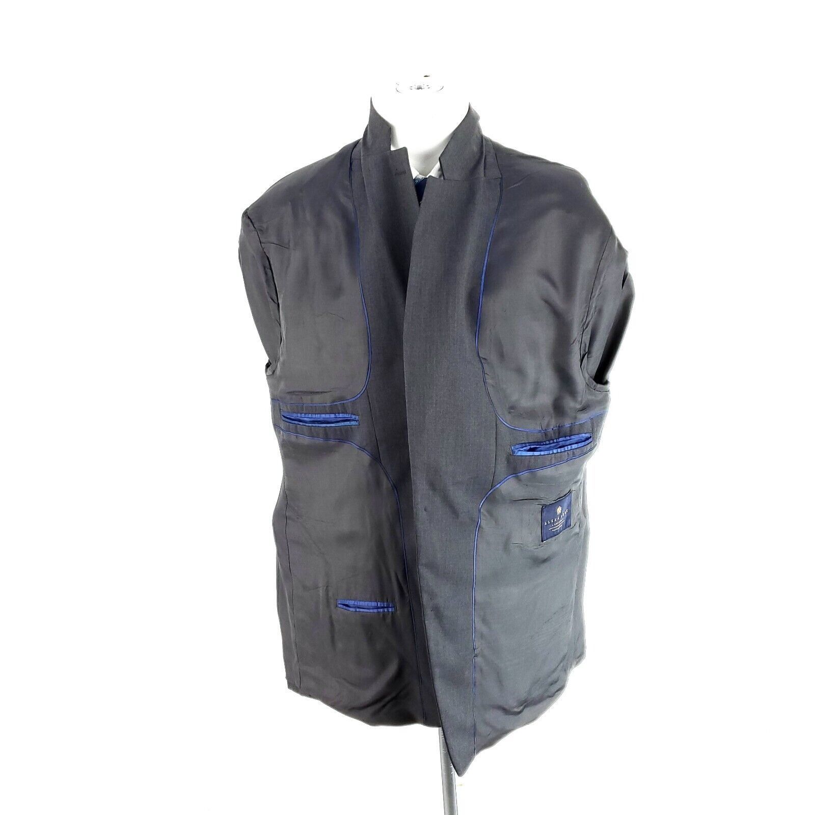 Savile Row Alexandre London Savile Row Wool 2 Button Suit Jacket 44R Gr Size 44R - 9 Thumbnail