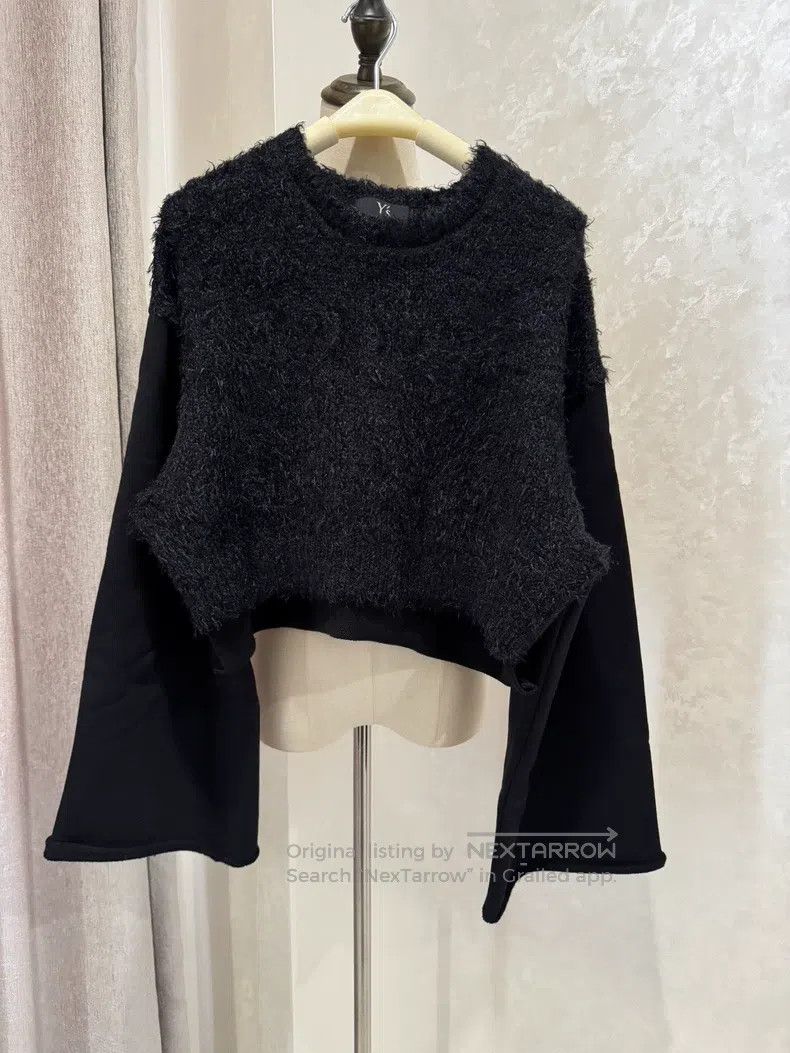 Yohji Yamamoto Yohji Yamamoto Splicing sweater Size XS / US 0-2 / IT 36-38 - 1 Thumbnail