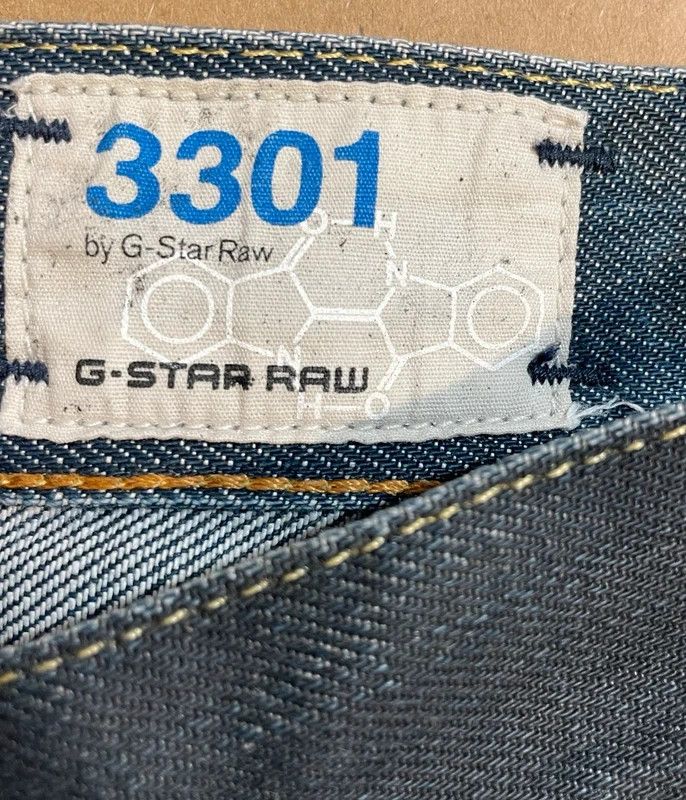 G-Star G Star Raw 3301 jeans size 34 Size US 34 / EU 50 - 6 Thumbnail