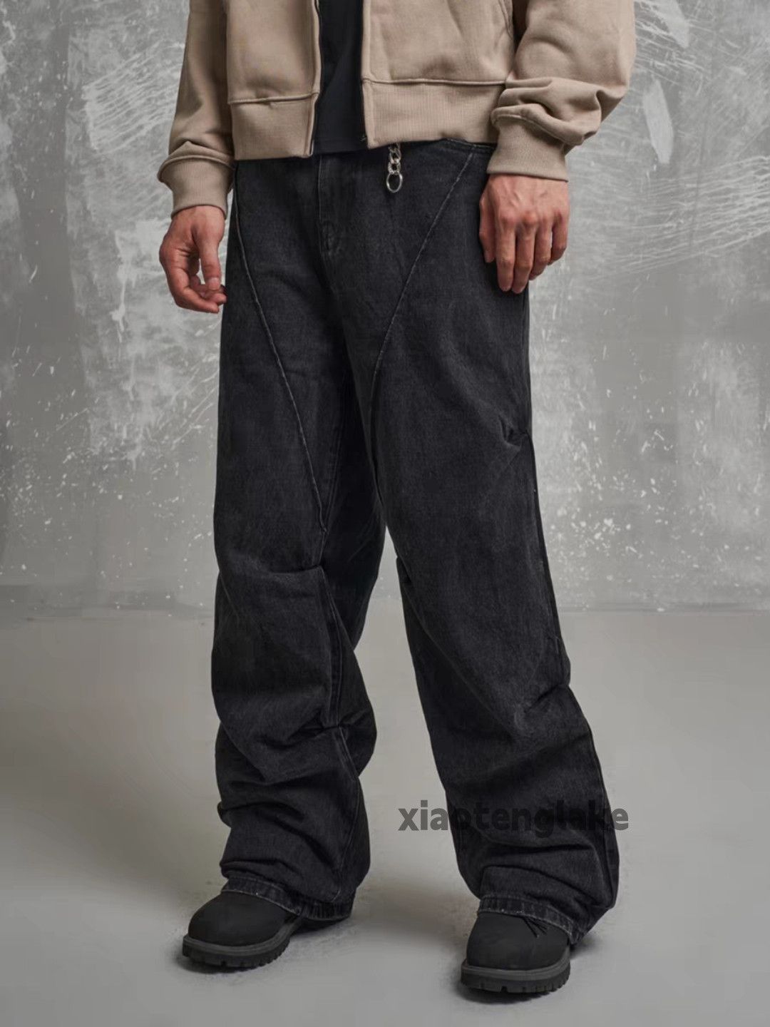 Designer Unisex outdoor utility loose baggy hiphop pleated pants Size US 30 / EU 46 - 10 Thumbnail