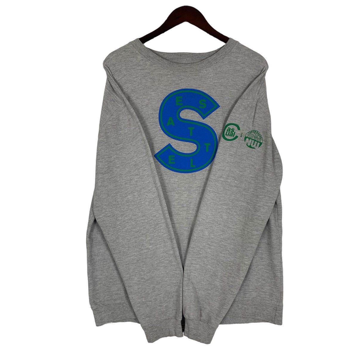 Japanese Brand Vintage Casual Ind Seattle Streetwear Crewneck Sweatshirt Size US L / EU 52-54 / 3 - 7 Thumbnail