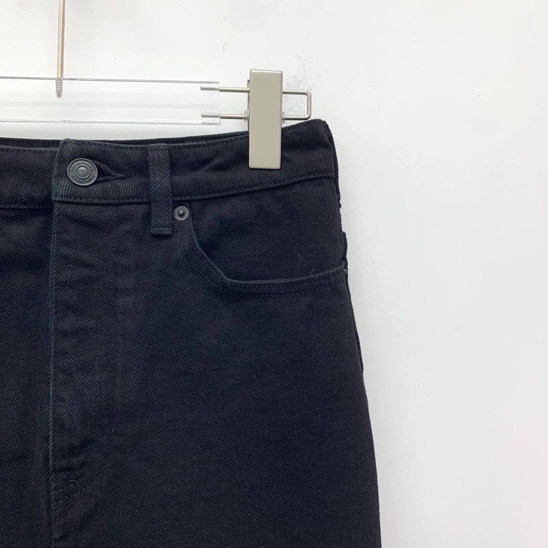 Balenciaga Balenciaga Black cotton casual denim skirt Skirt Size 42" / US 20 - 3 Thumbnail