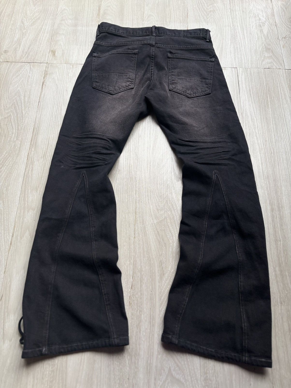 Japanese Brand KAKEYA lace up flare jeans Size US 29 - 5 Thumbnail