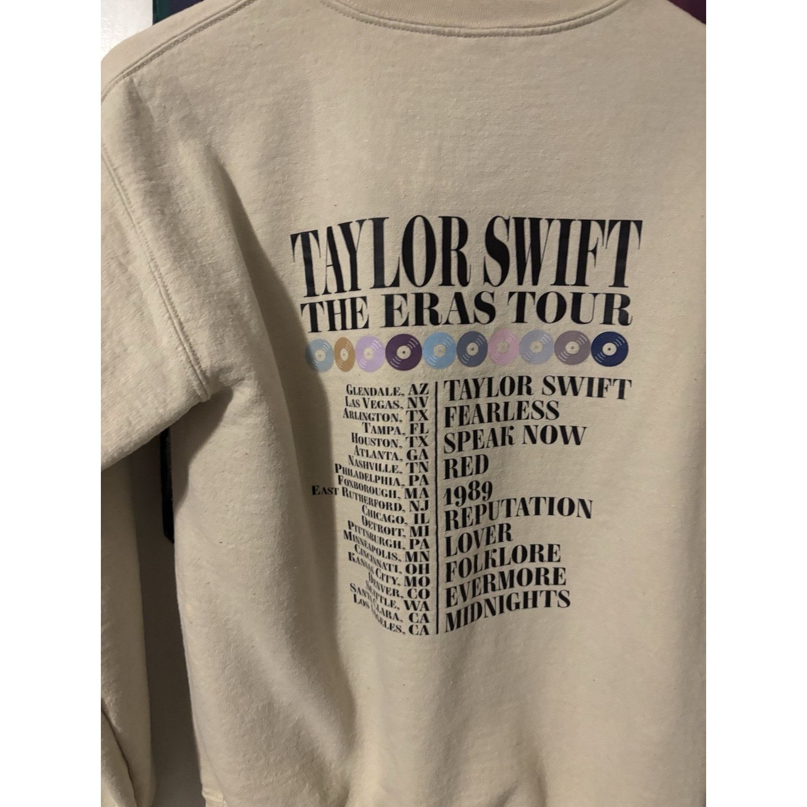 The Unbranded Brand Taylor Swift The Eras Tour Crewneck Sweat Large Size M / US 6-8 / IT 42-44 - 4 Thumbnail