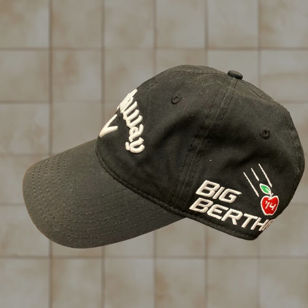 Callaway Callaway Black Hat Cap Strapback Baseball Cap Men Adjustable Cotton Size ONE SIZE - 1 Thumbnail