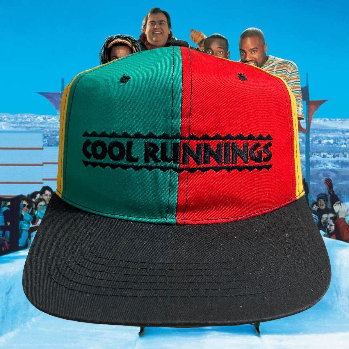 Vintage Cool Runnings Movie Promo Snapback Hat Vintage 1993 Size ONE SIZE - 1 Thumbnail