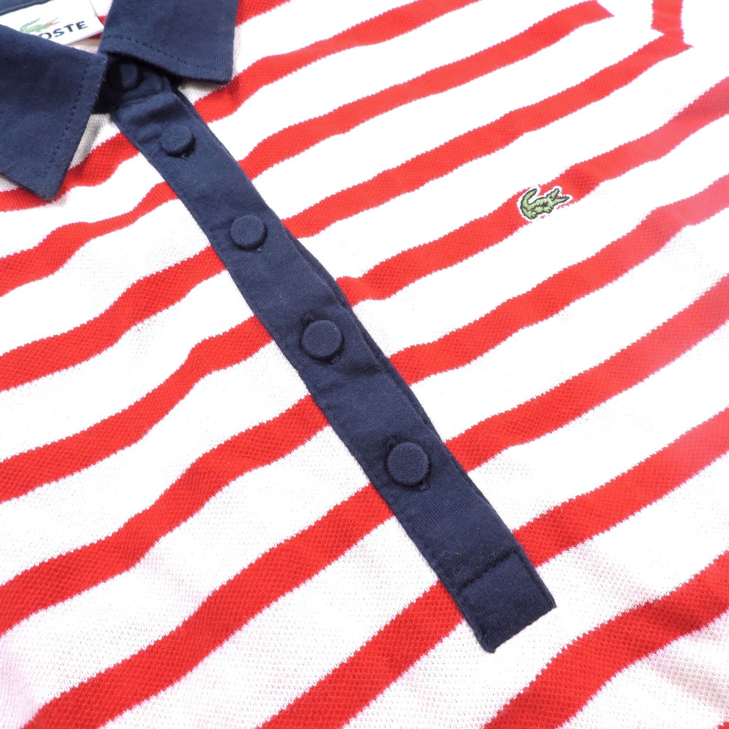 Lacoste LACOSTE STRIPED LONG SLEEVE POLO SHIRT Size XS / US 0-2 / IT 36-38 - 4 Thumbnail