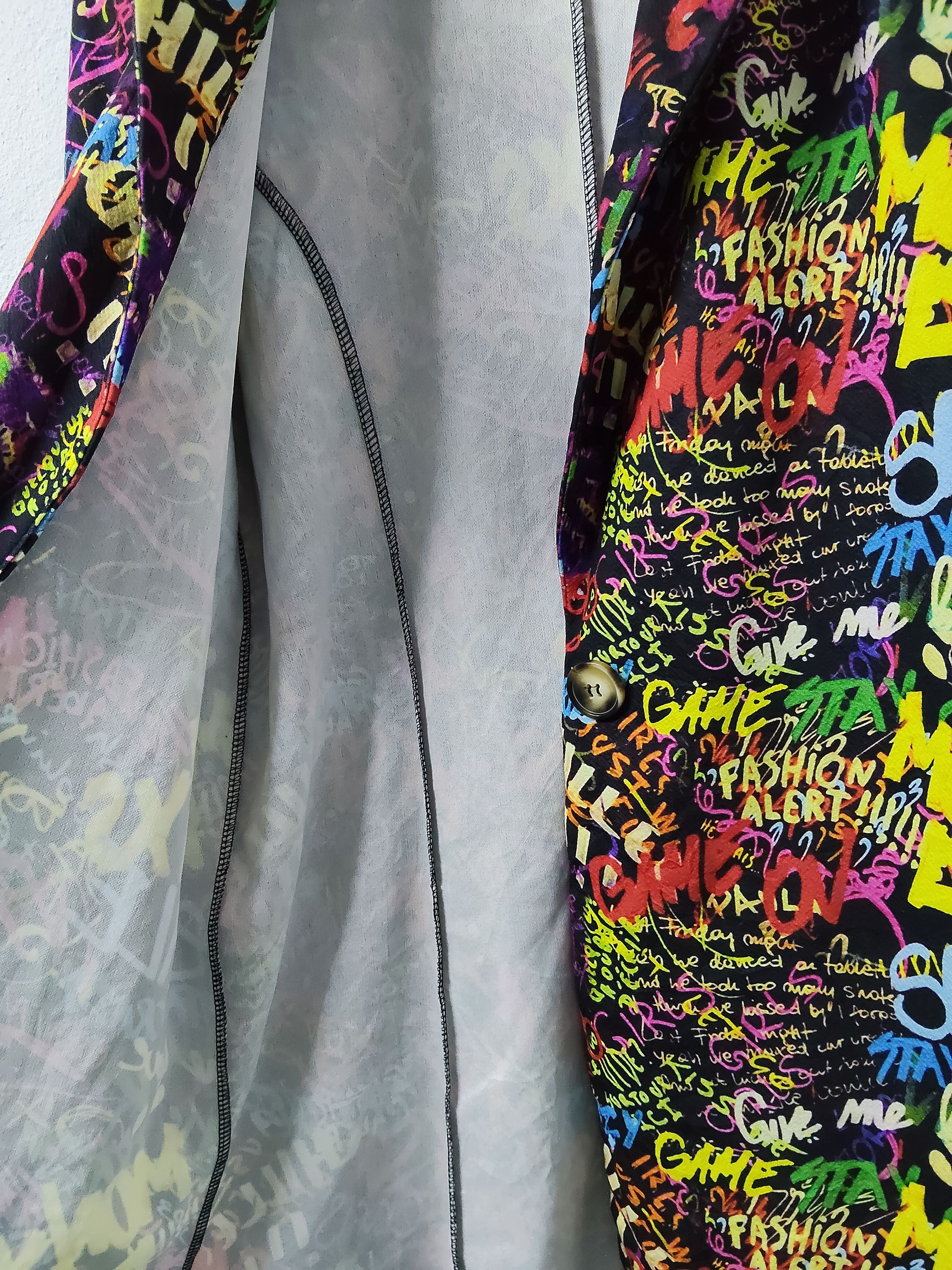 Japanese Brand × Shein authentic SHEIN blazer jacket multicolors nice design Size US L / EU 52-54 / 3 - 4 Thumbnail