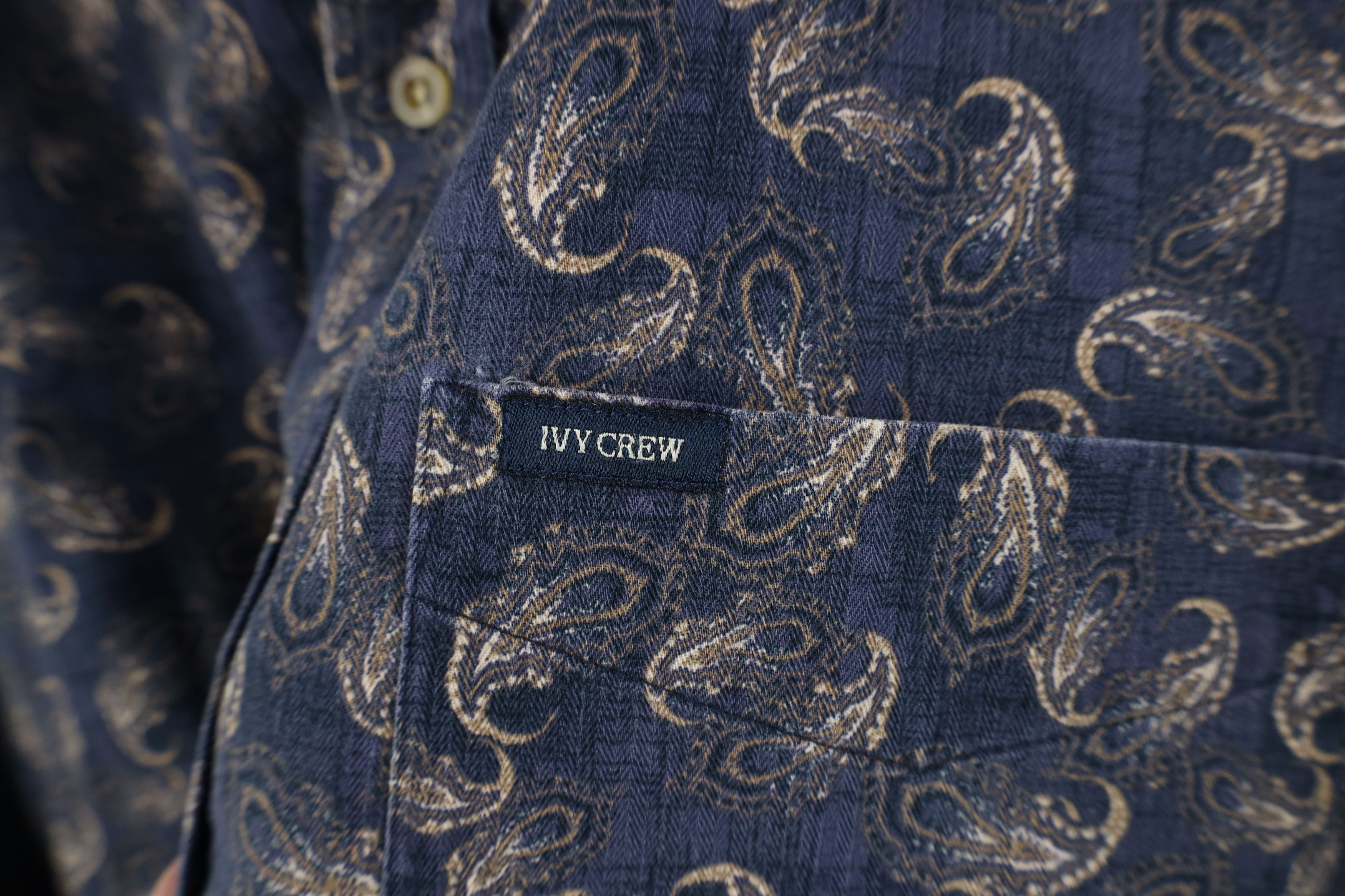 Vintage Vintage 90s Streetwear Paisley Collared Button Down Shirt Size US XXL / EU 58 / 5 - 4 Thumbnail