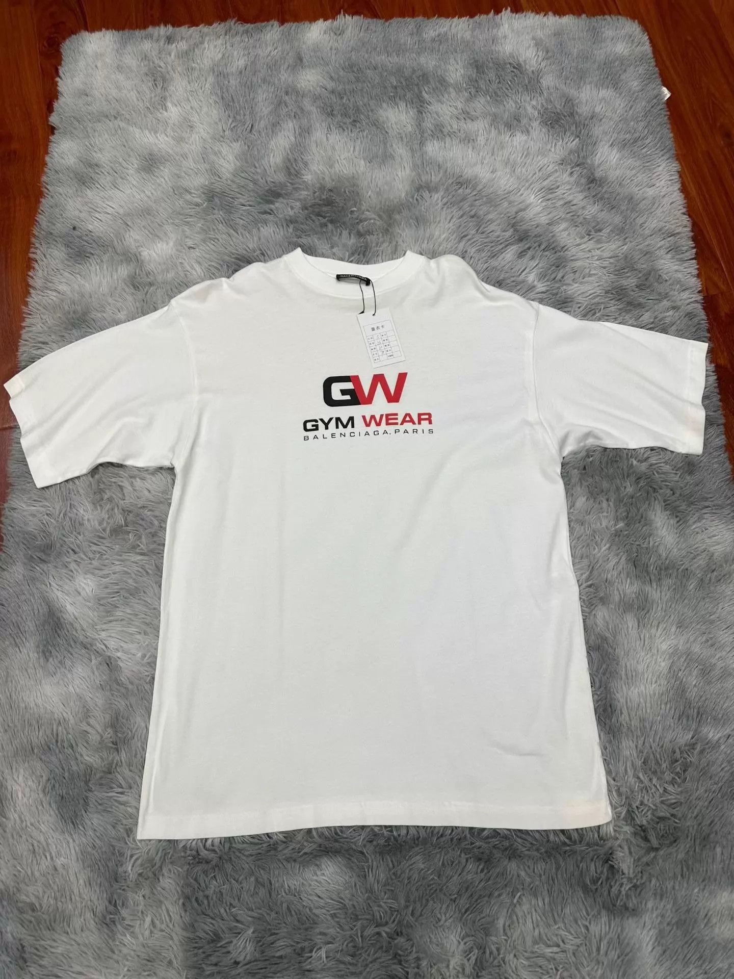 Balenciaga Balenciaga GW Logo Short Sleeve Tee S Size US S / EU 44-46 / 1 - 1 Thumbnail