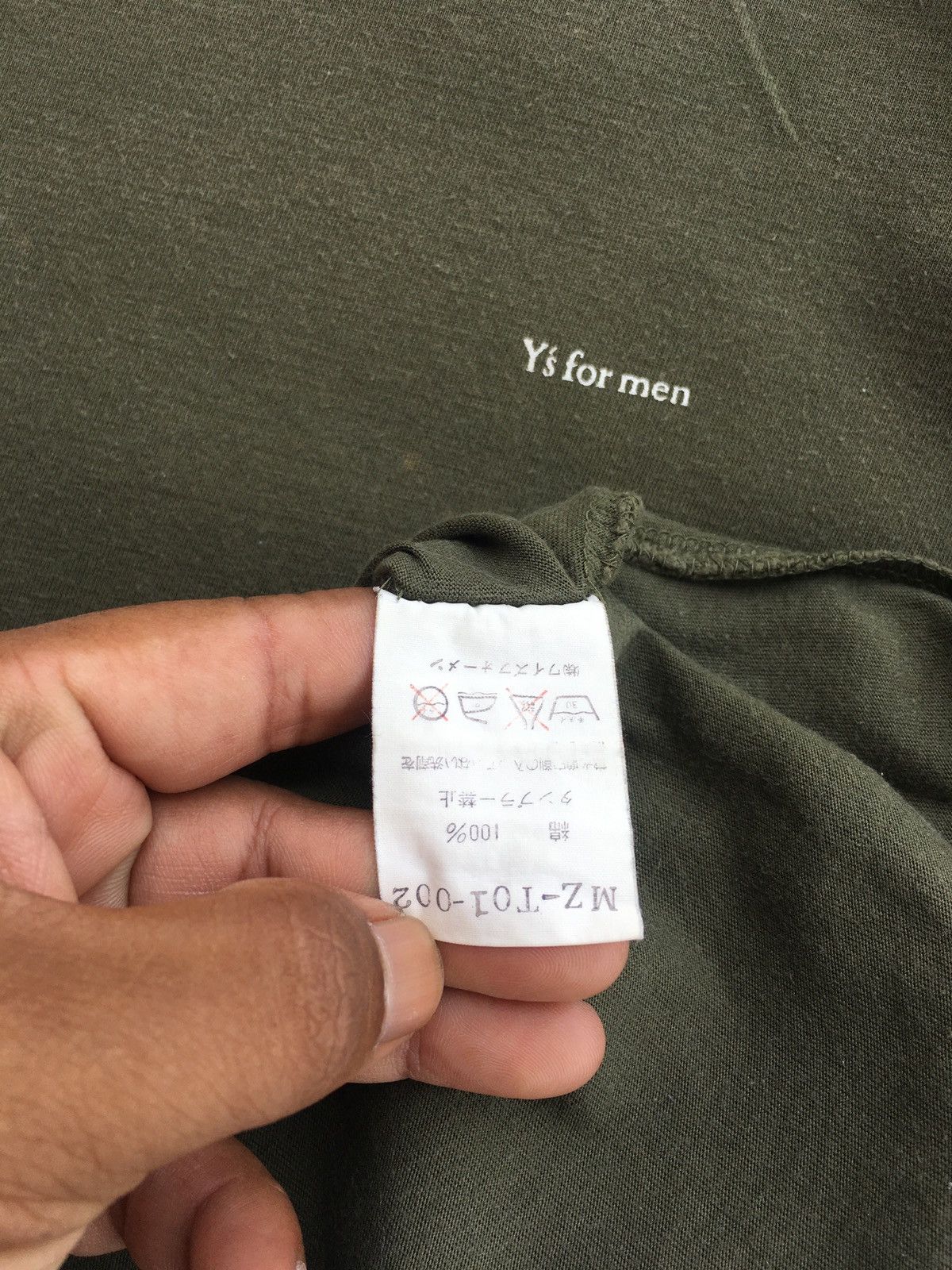 Yohji Yamamoto Rare Vintage Y’s for men Yohji Yamamoto T-shirt Size US M / EU 48-50 / 2 - 12 Thumbnail