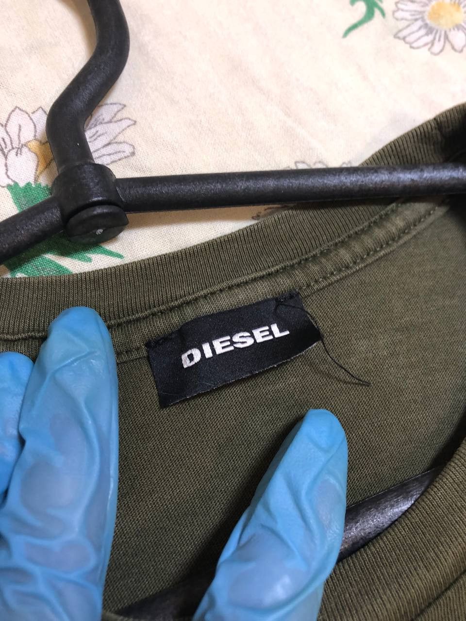Diesel Luxury Diesel Big Logo Green Y2K Designer Tee Size XL Size US XL / EU 56 / 4 - 5 Thumbnail